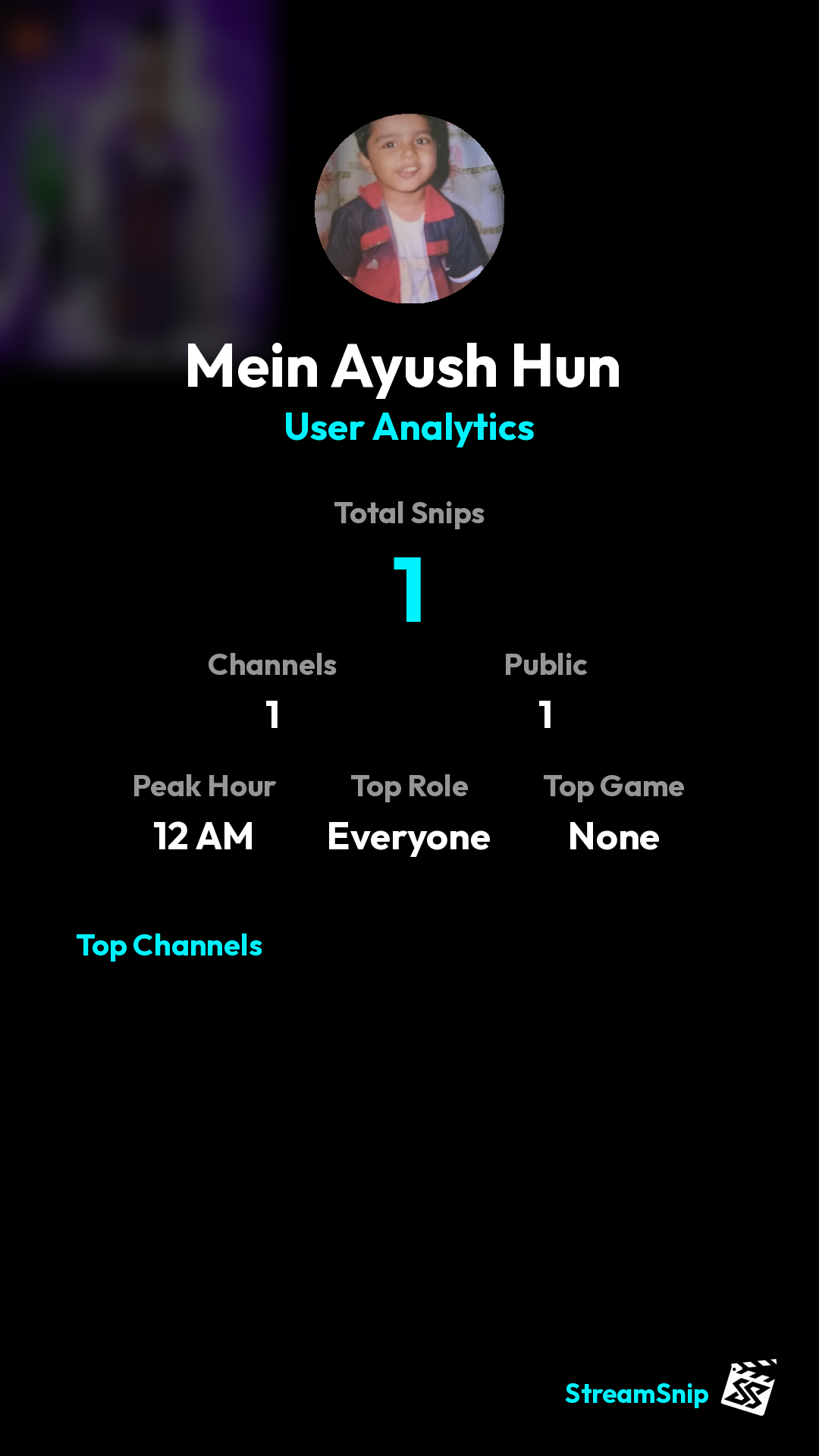 Stats Share Card