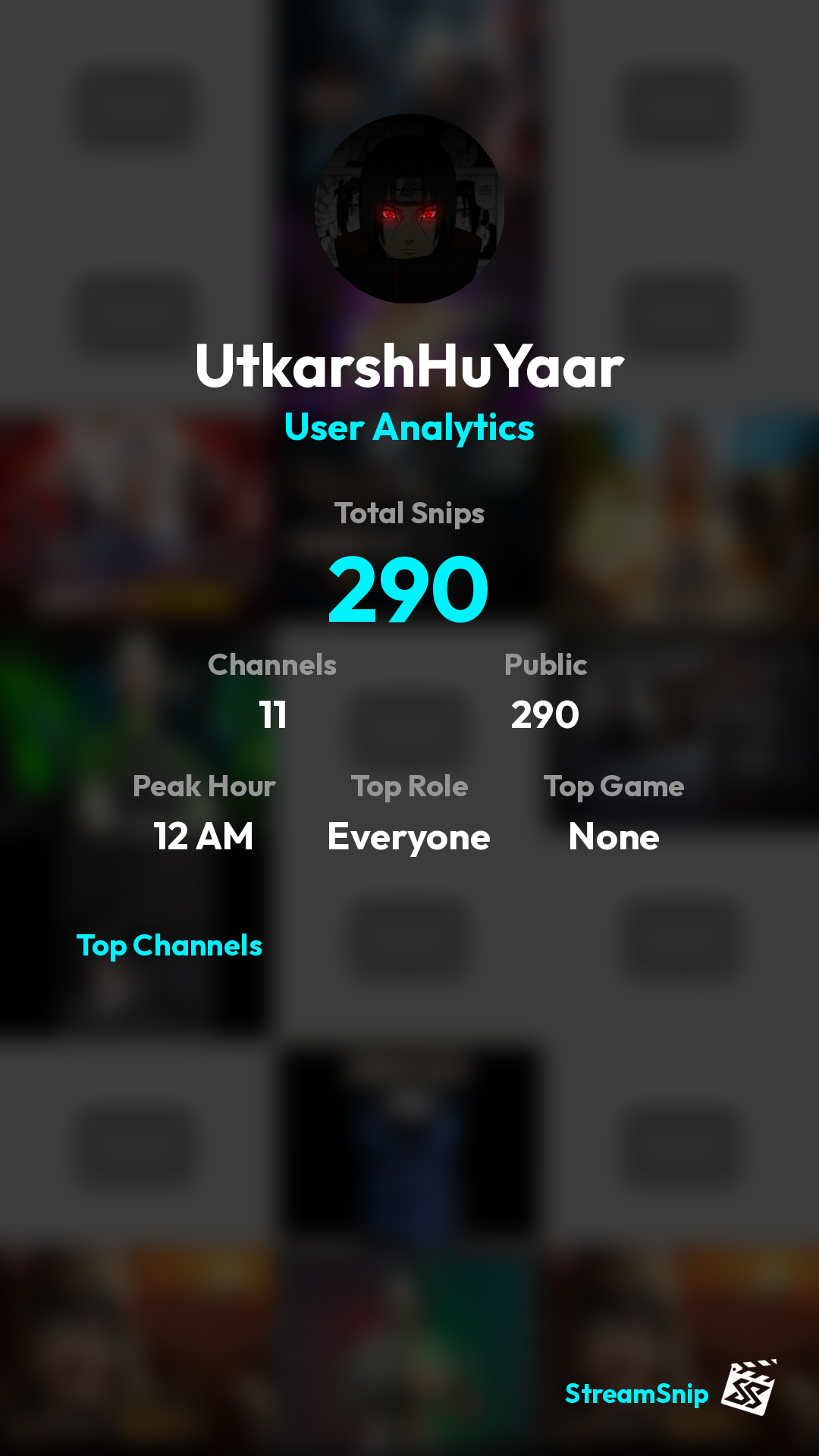 Stats Share Card