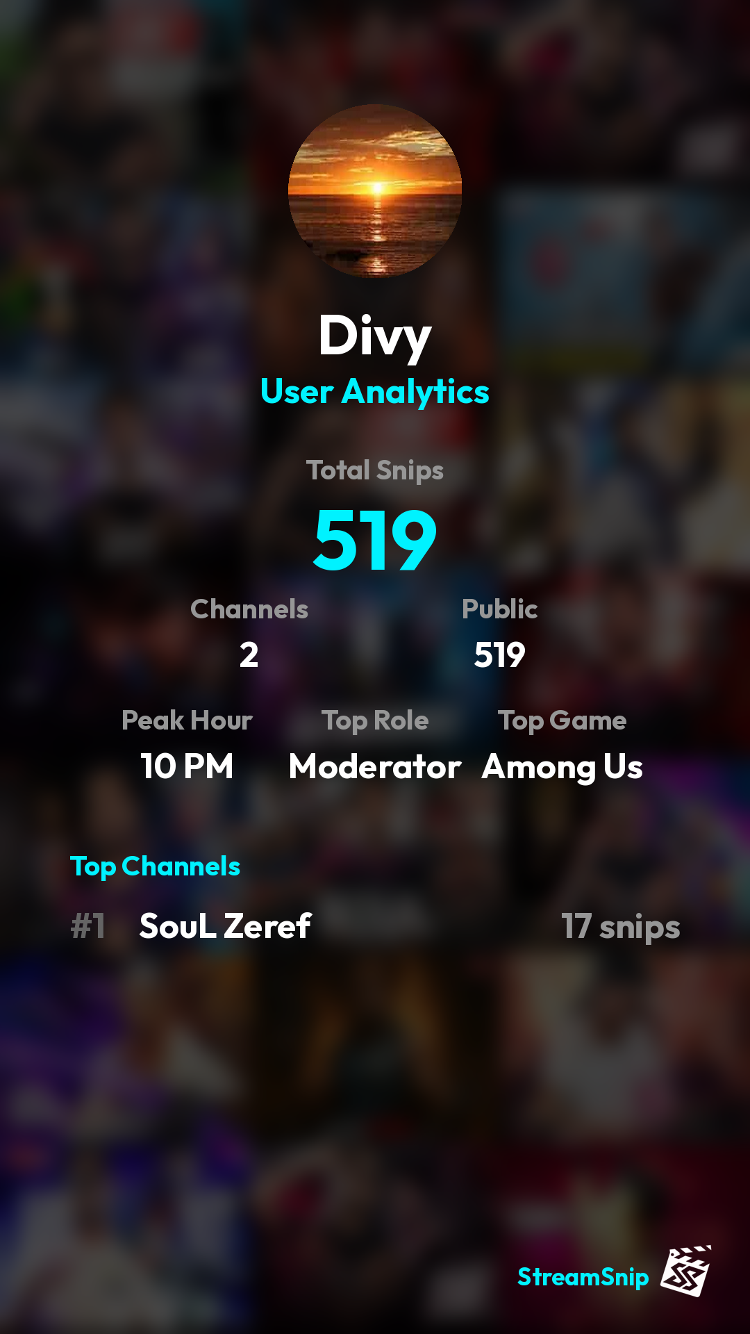 Stats Share Card