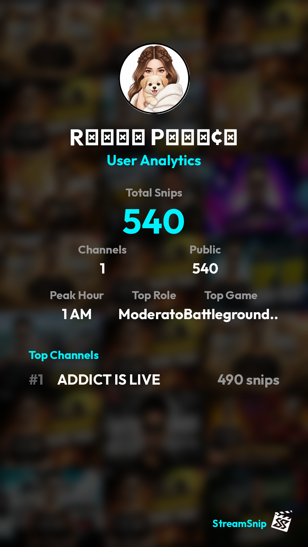 Stats Share Card