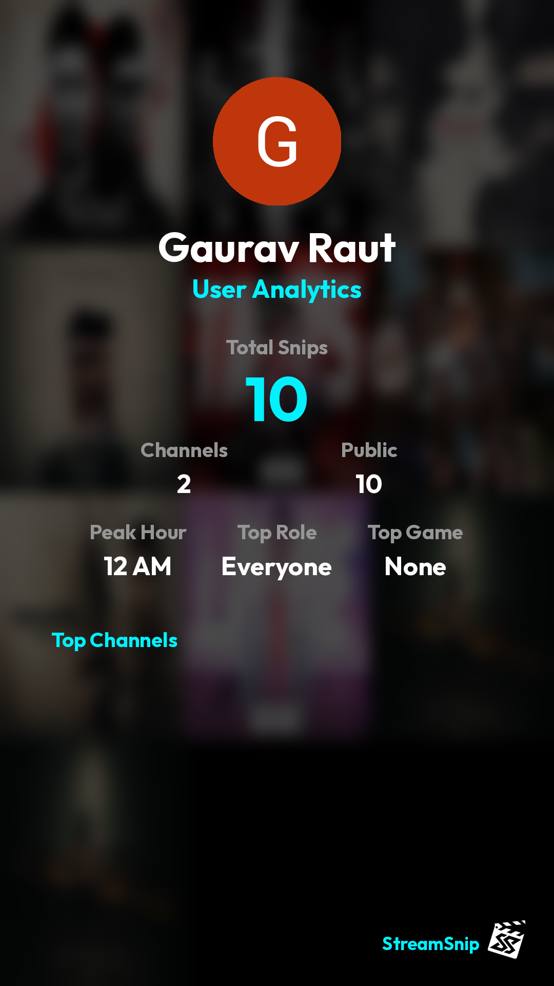 Stats Share Card