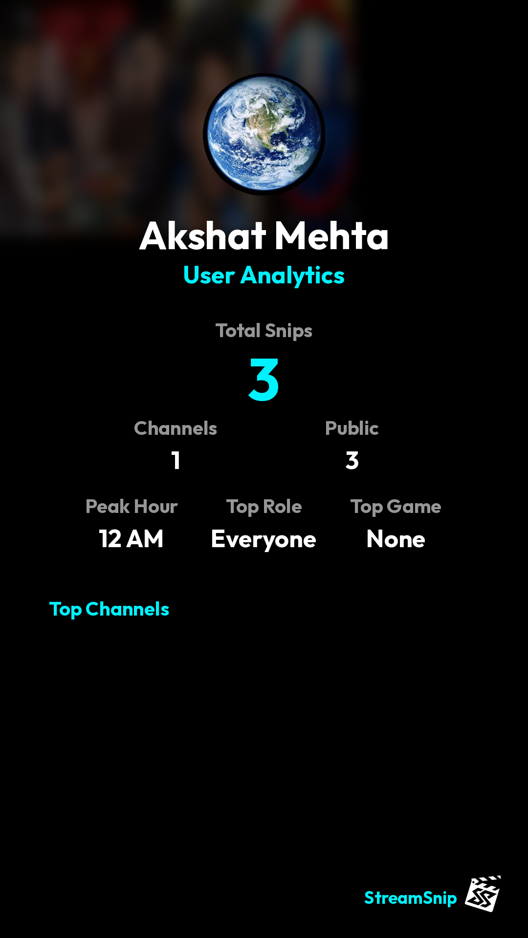 Stats Share Card