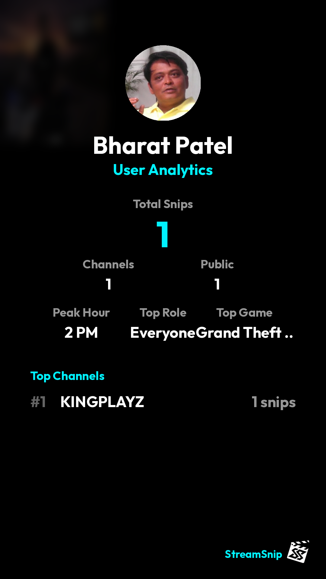 Stats Share Card