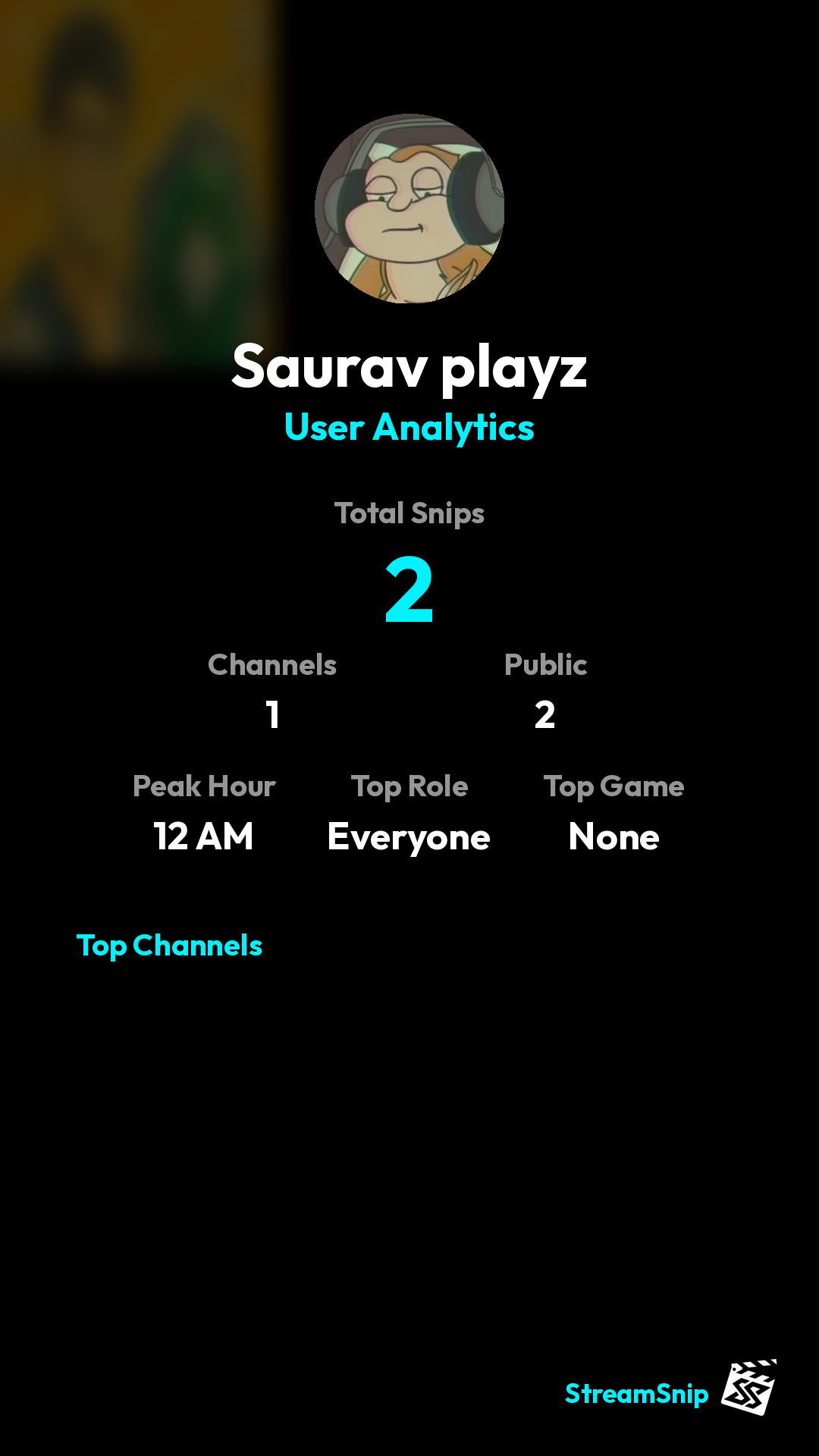 Stats Share Card