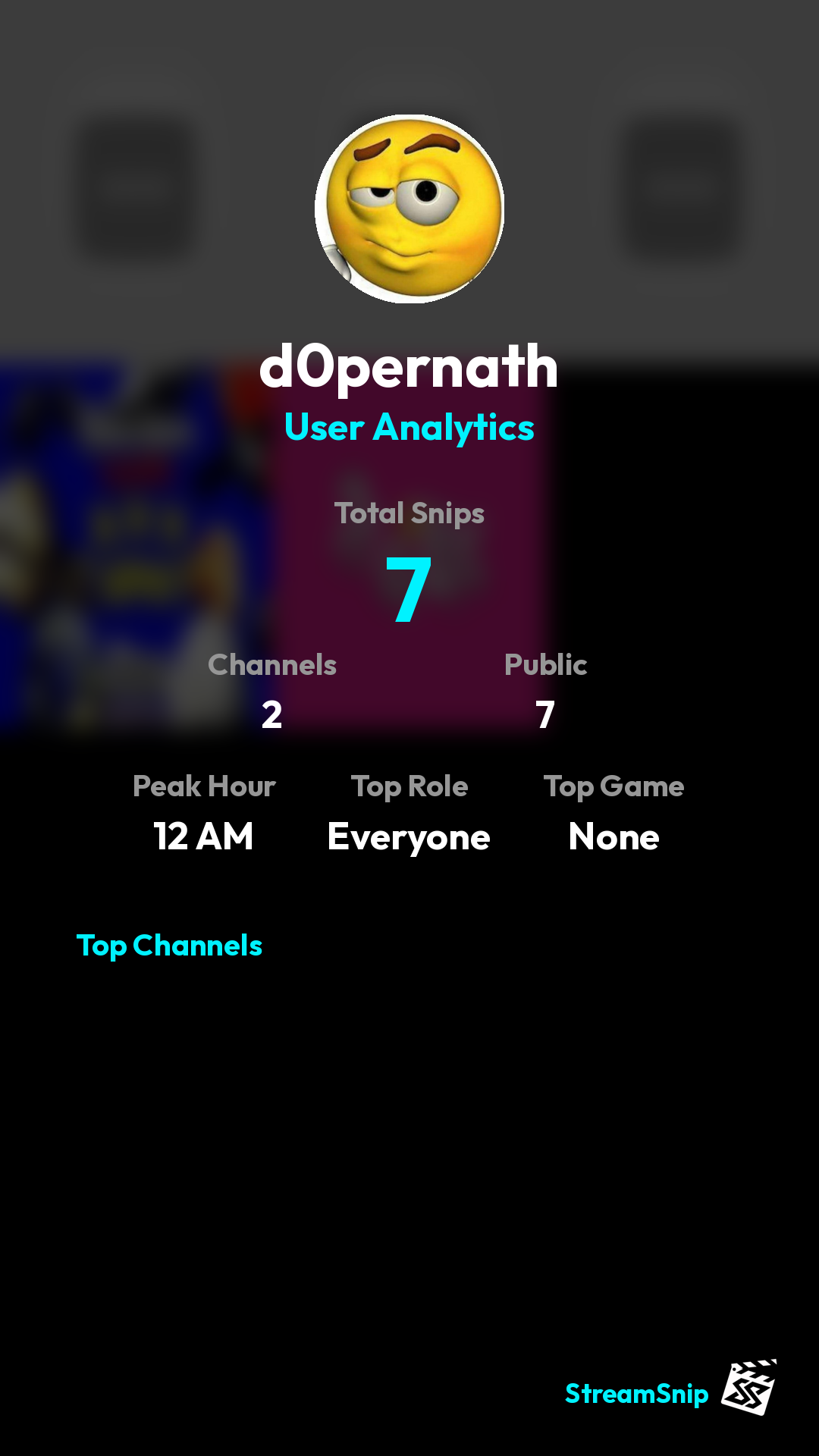 Stats Share Card