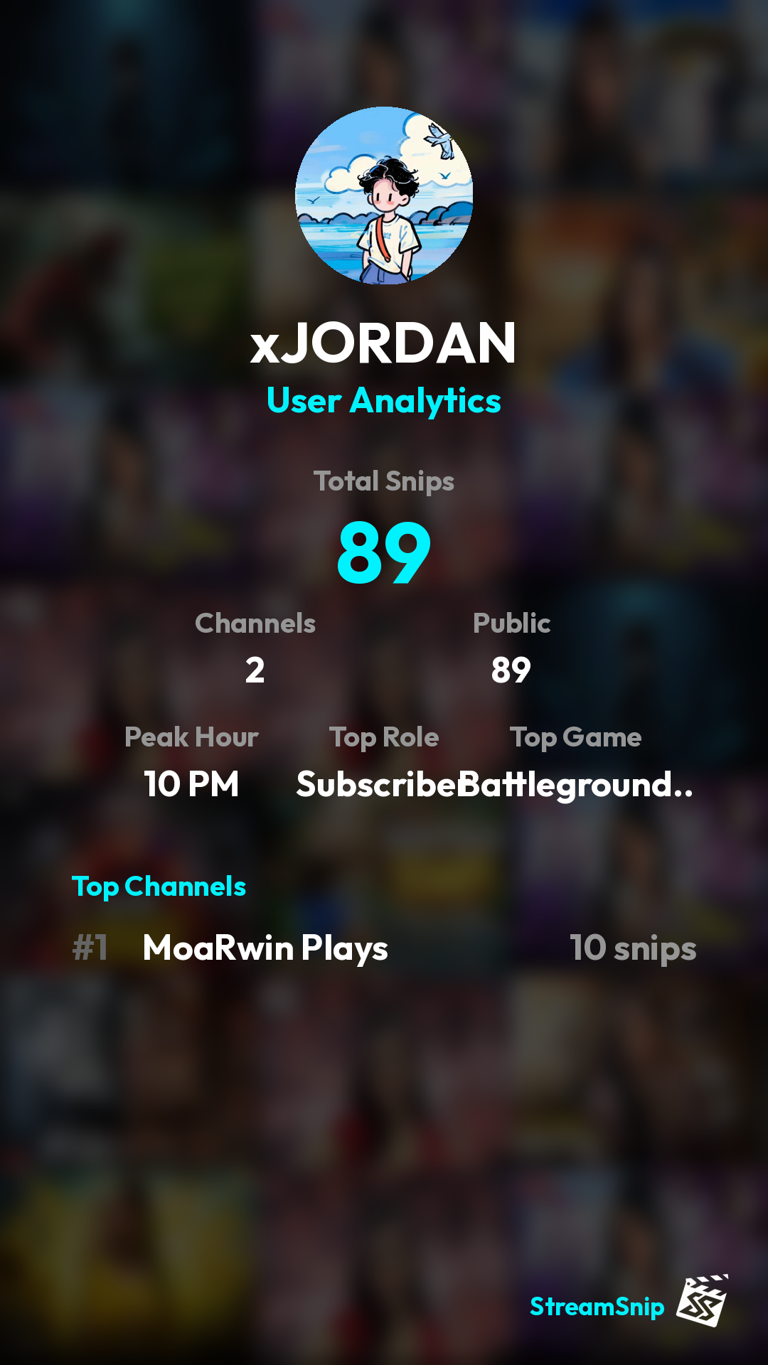 Stats Share Card