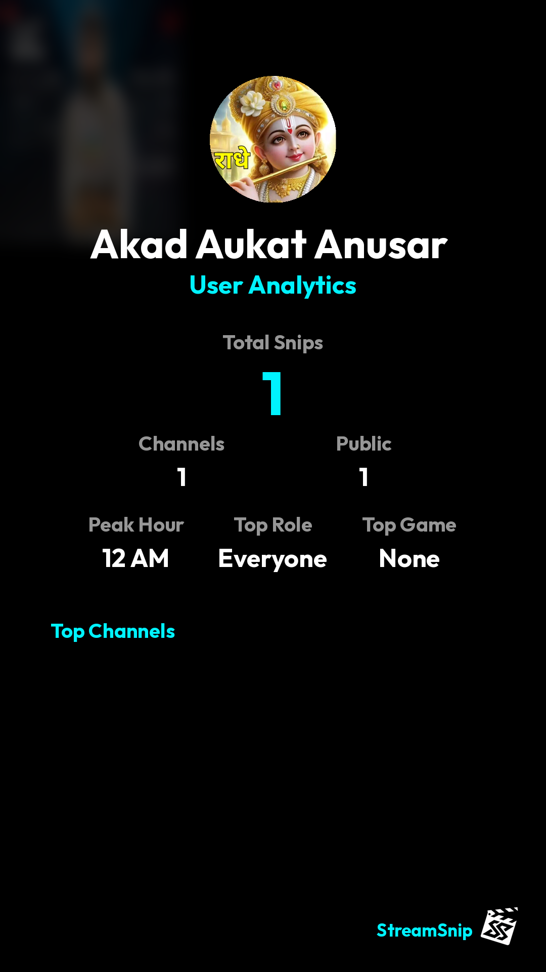 Stats Share Card