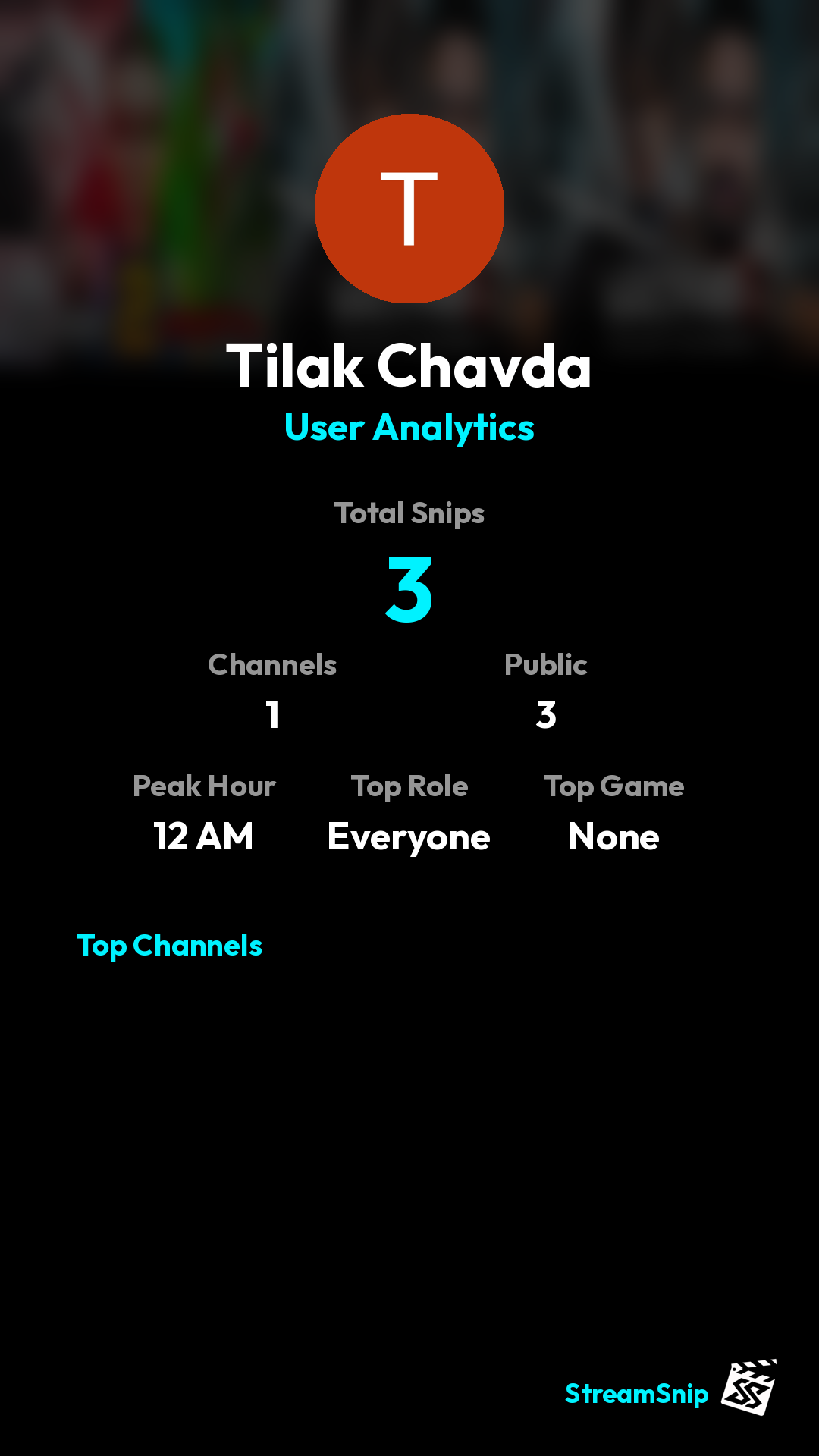 Stats Share Card