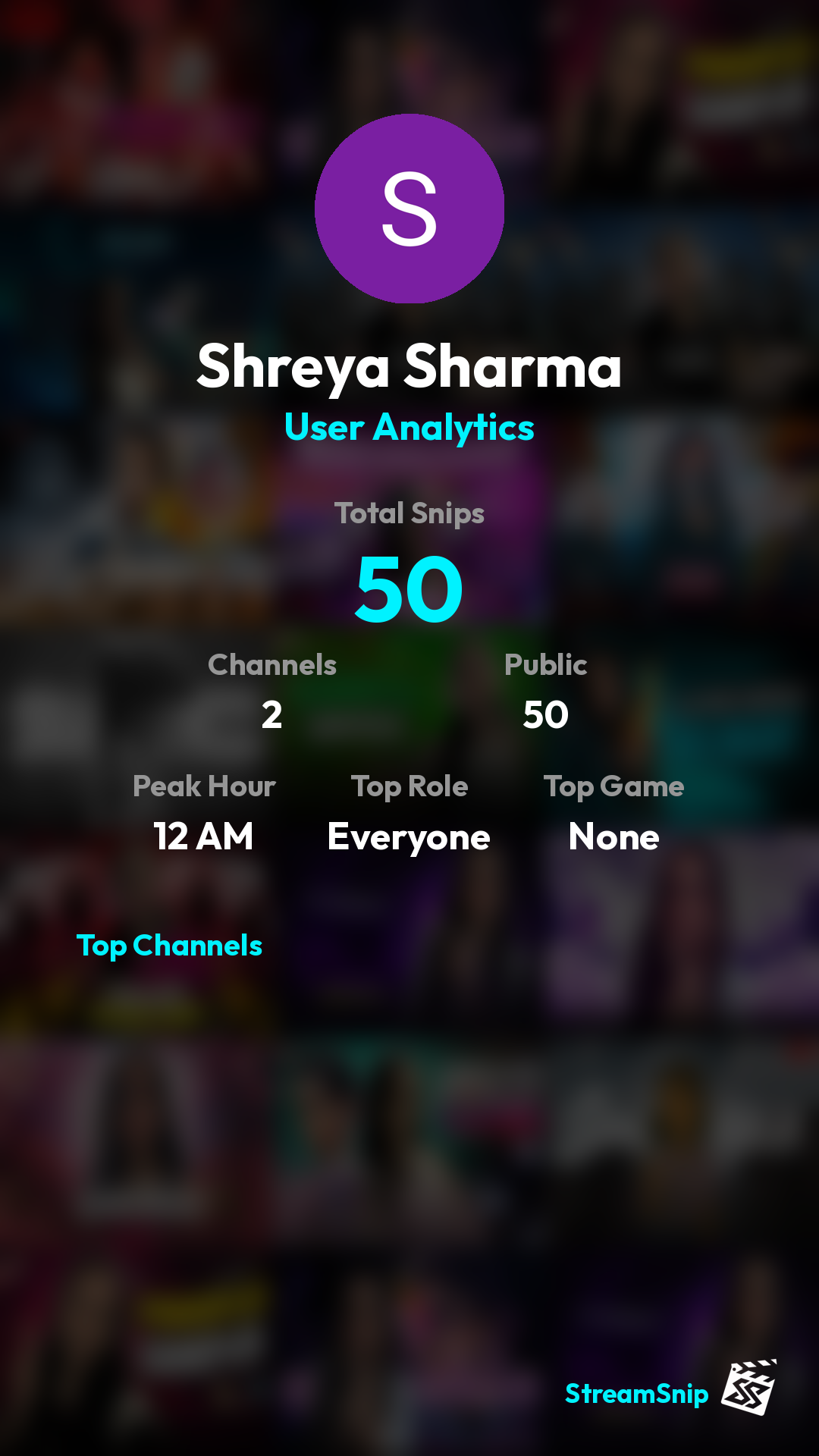 Stats Share Card