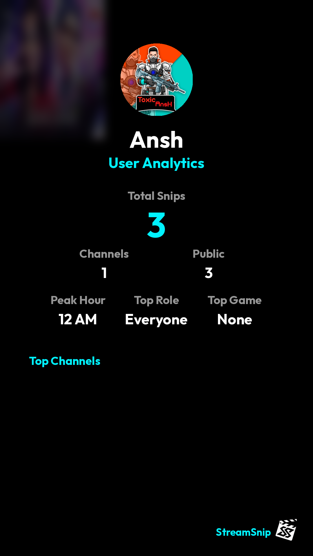 Stats Share Card