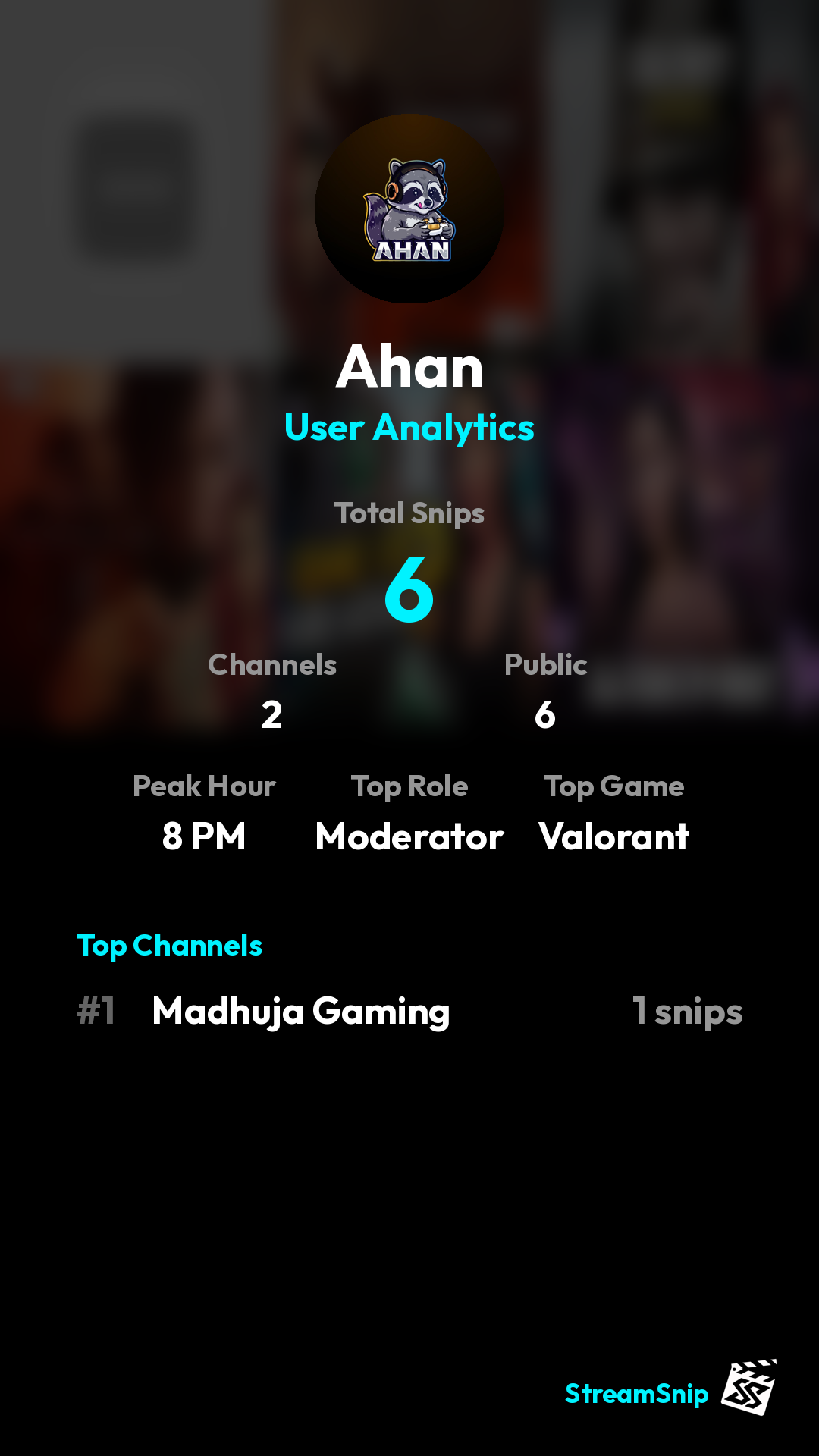 Stats Share Card