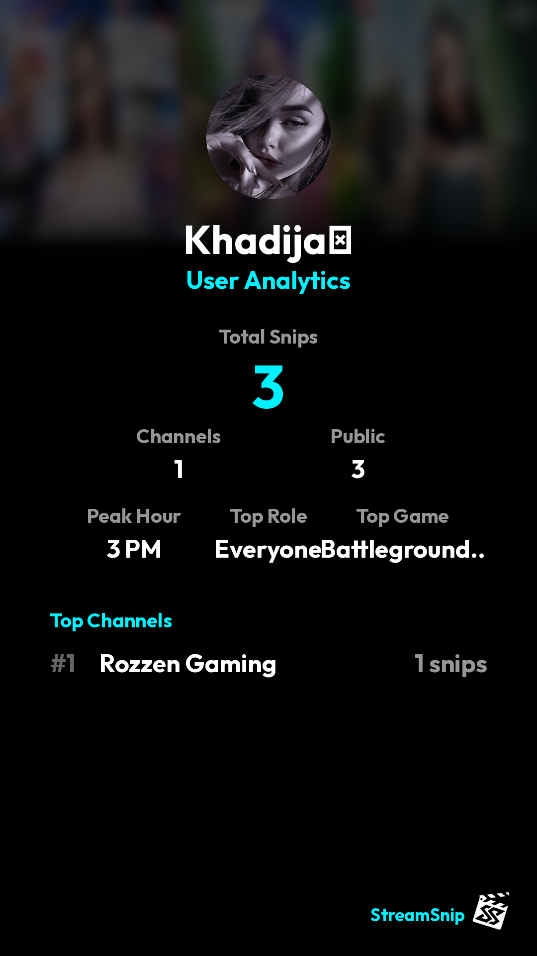 Stats Share Card
