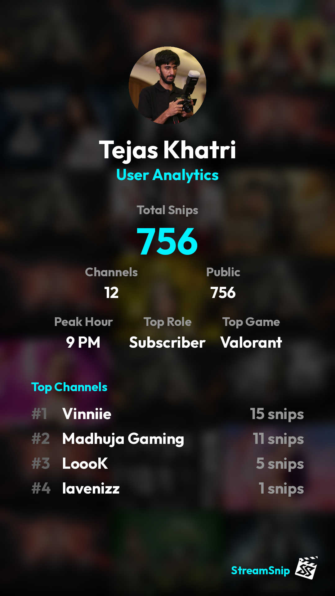 Stats Share Card