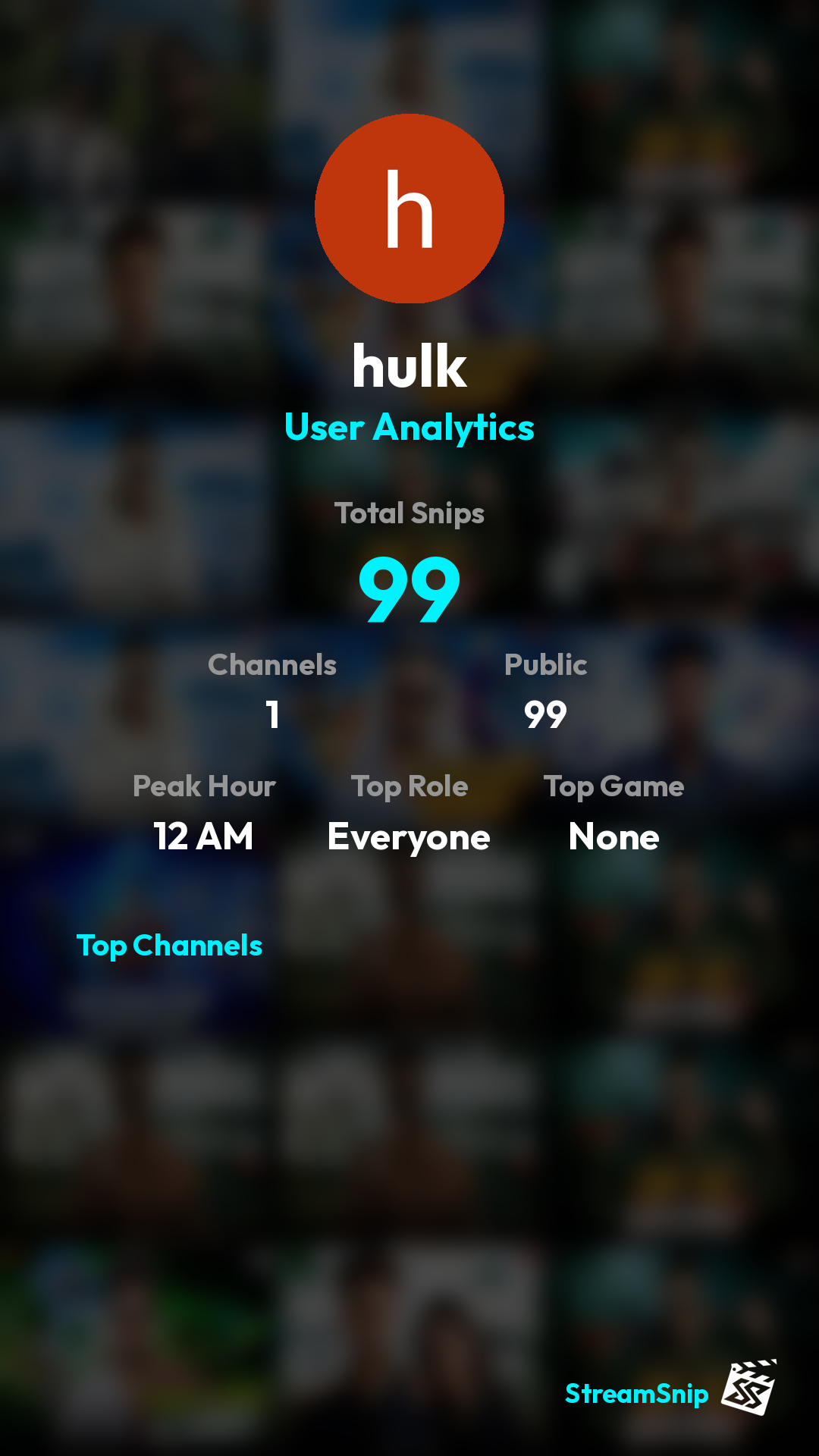 Stats Share Card