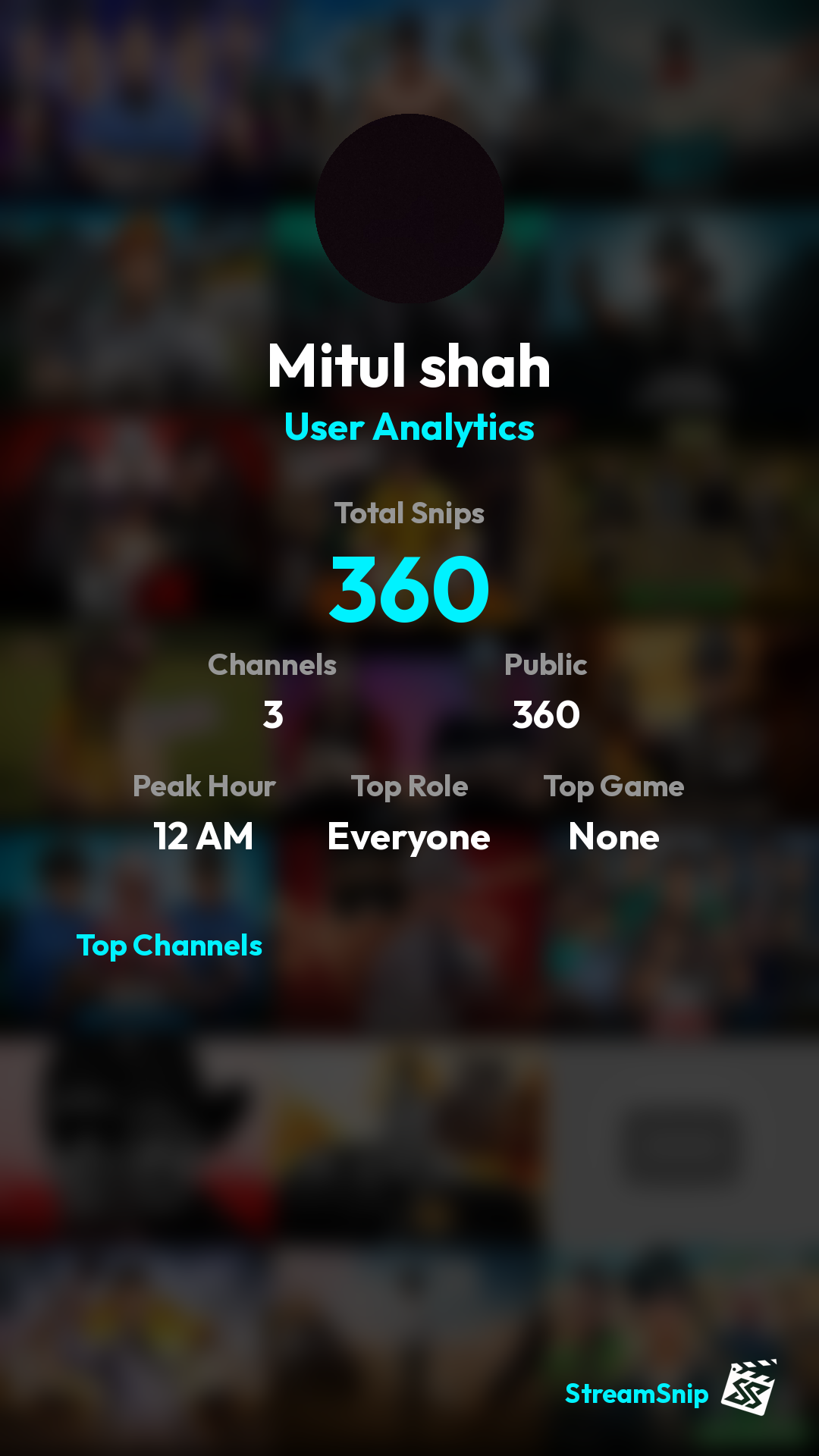 Stats Share Card