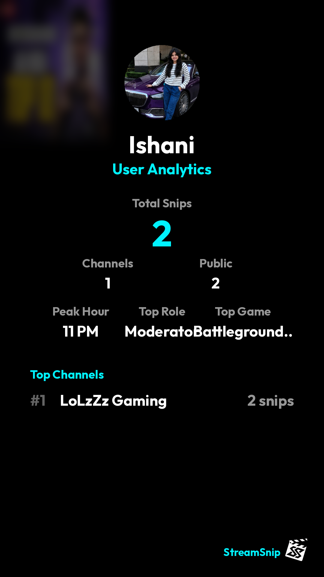 Stats Share Card