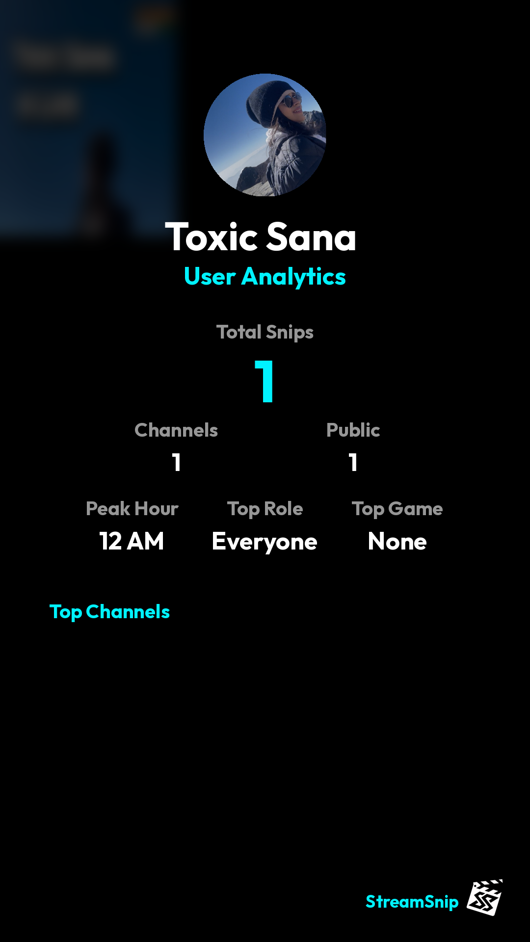 Stats Share Card