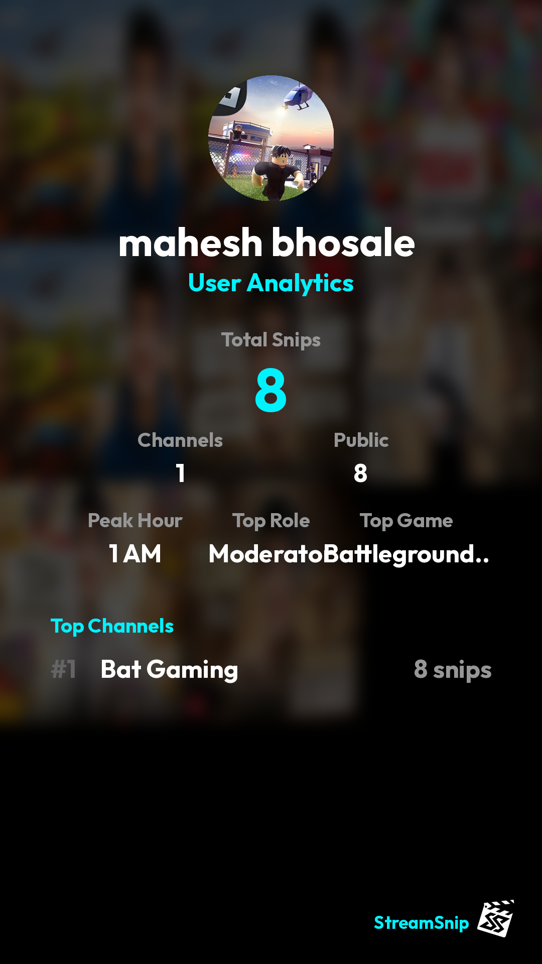 Stats Share Card