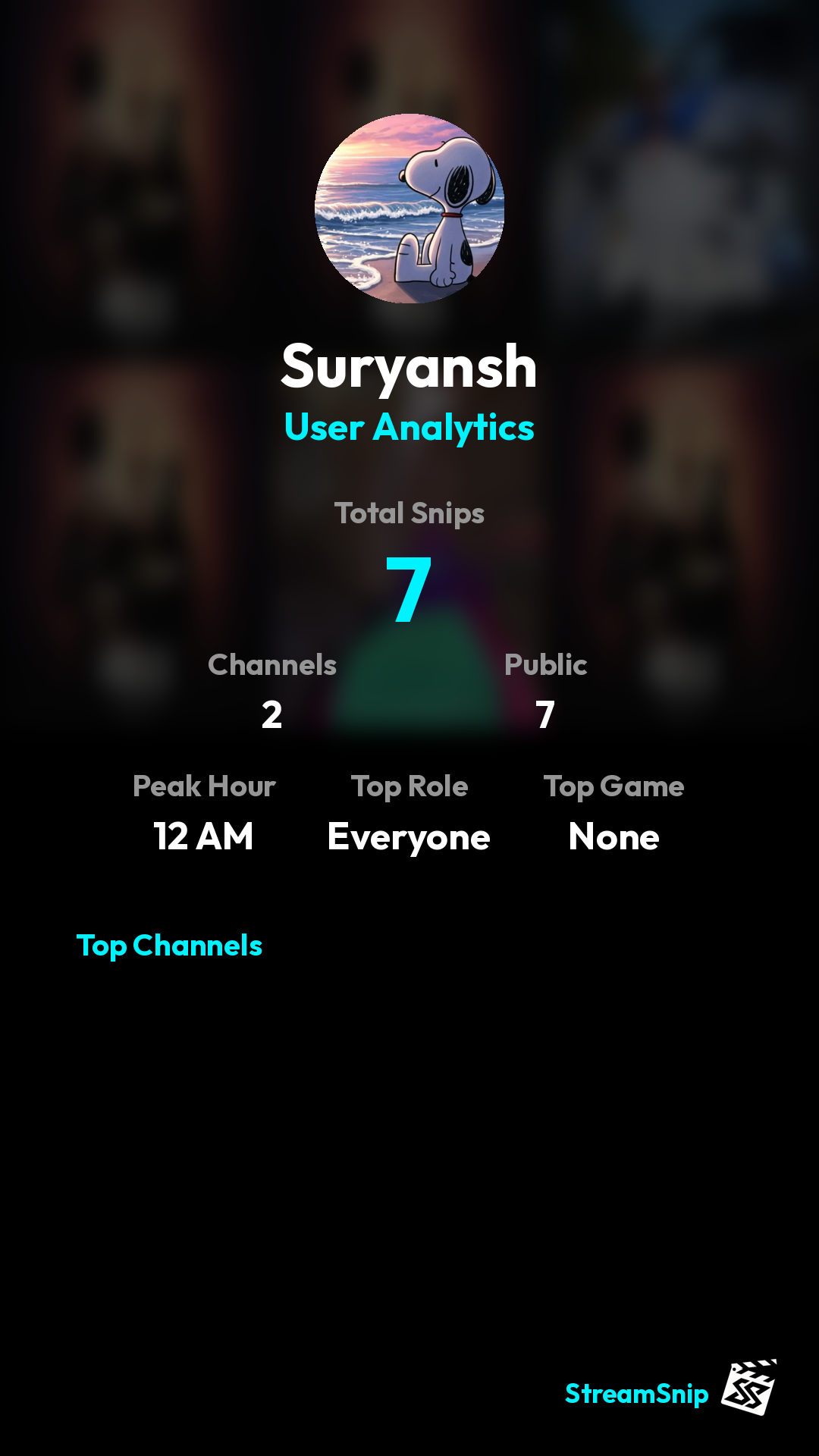 Stats Share Card