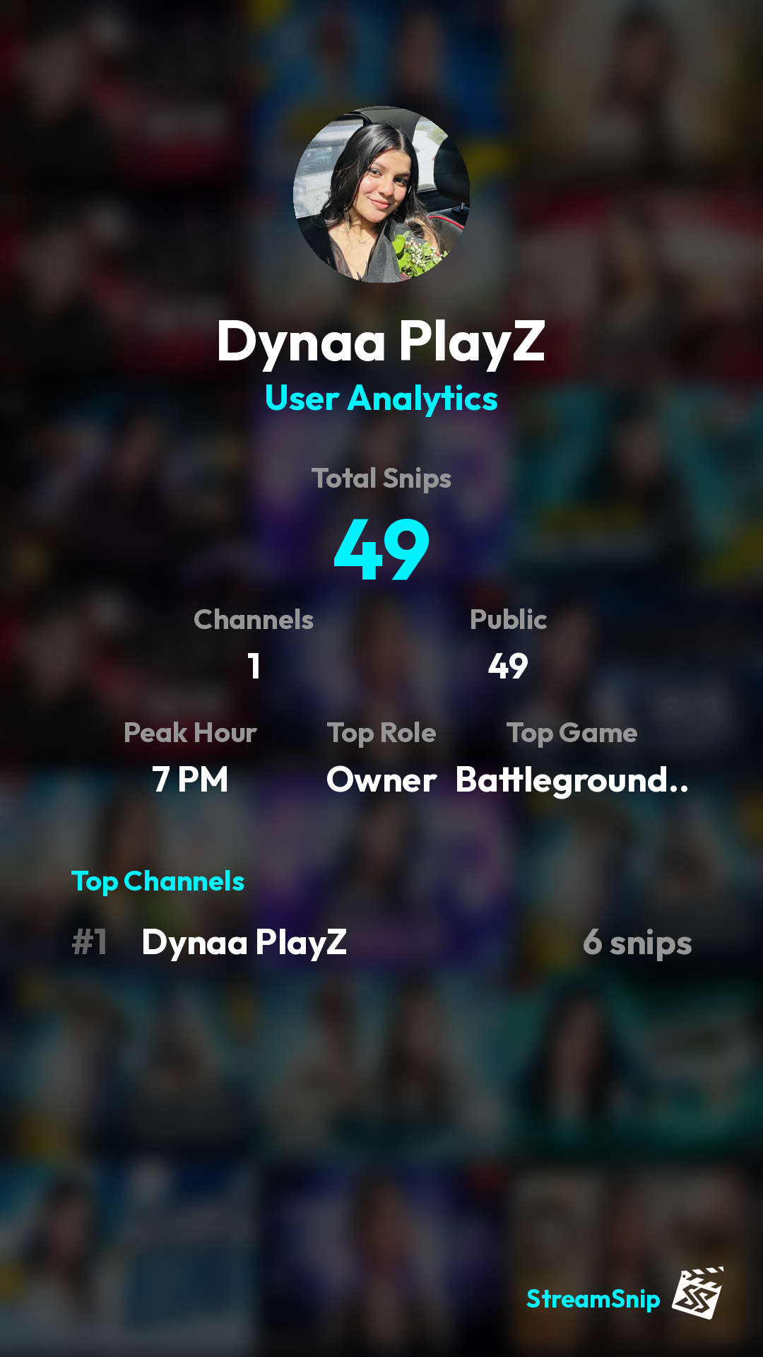 Stats Share Card