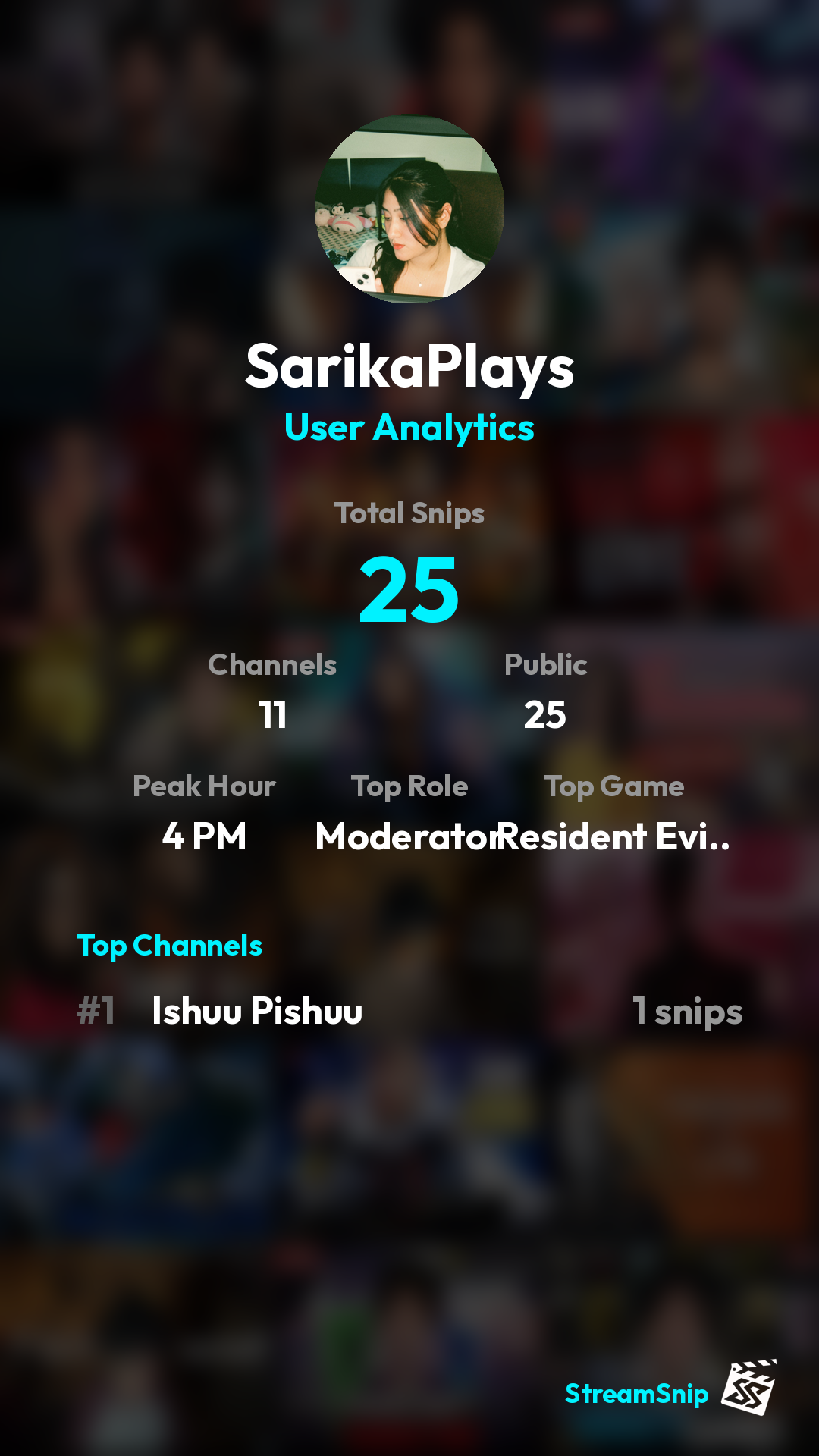 Stats Share Card