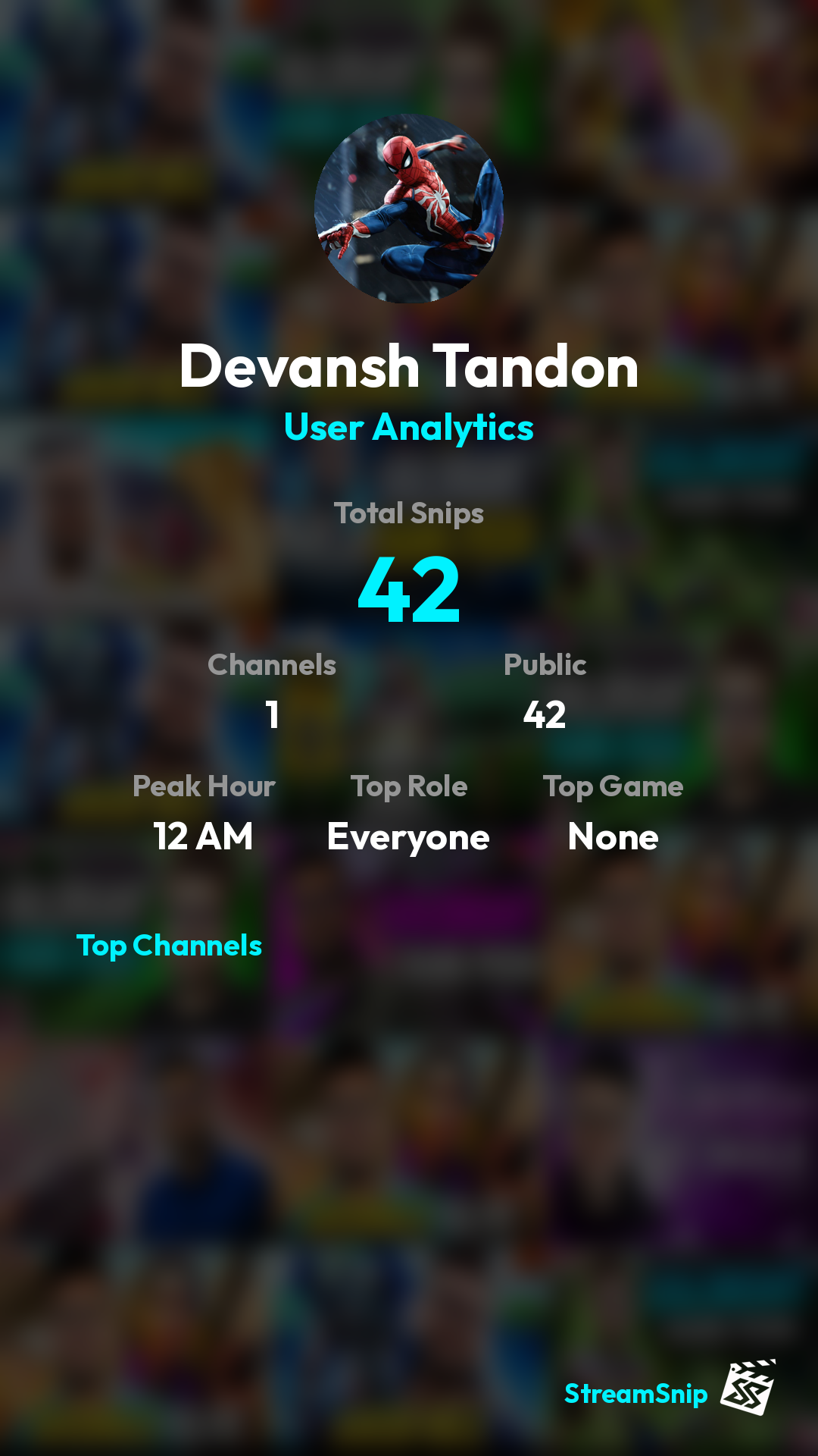 Stats Share Card