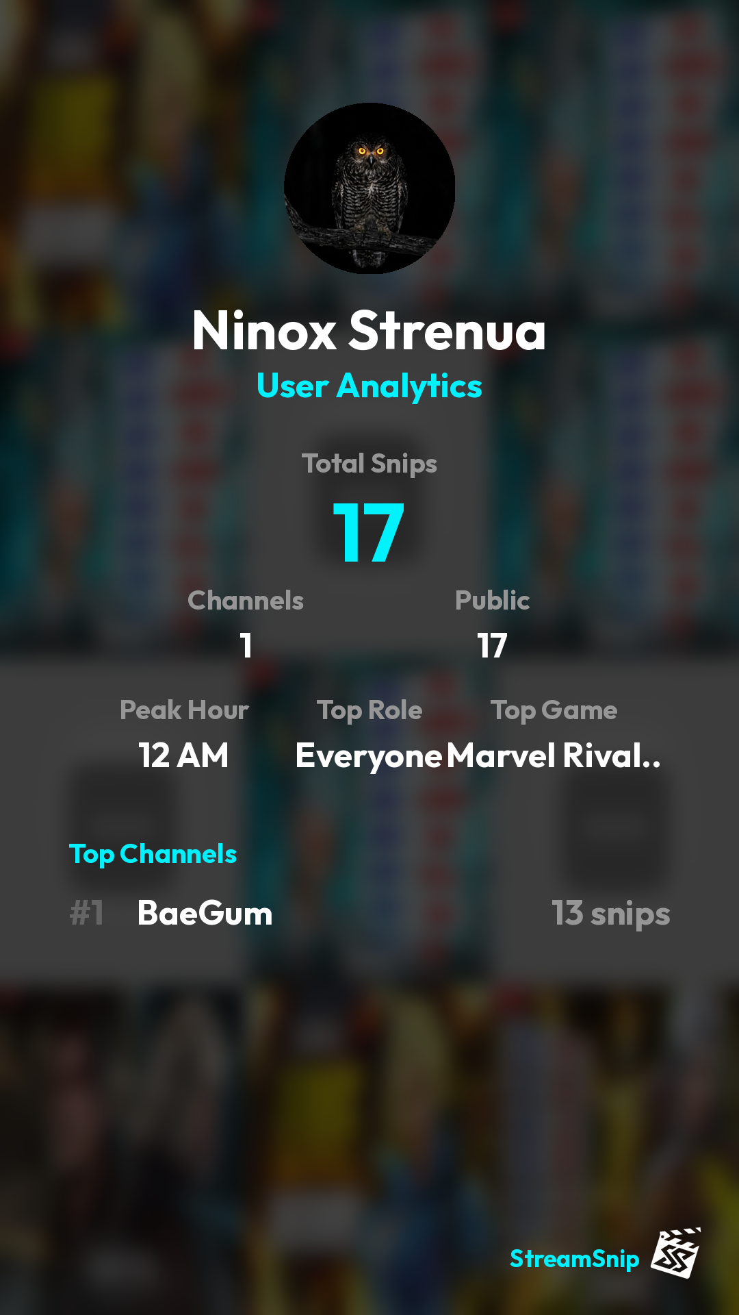 Stats Share Card