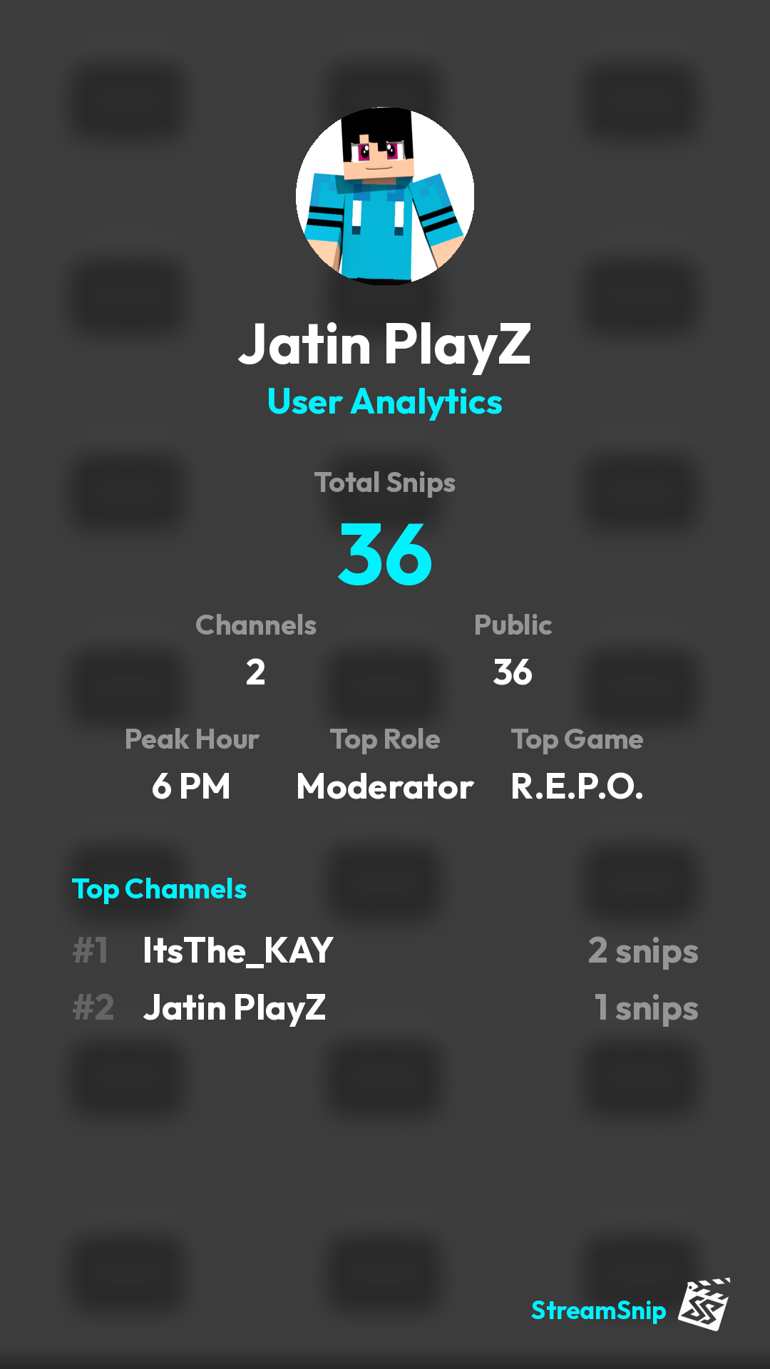 Stats Share Card