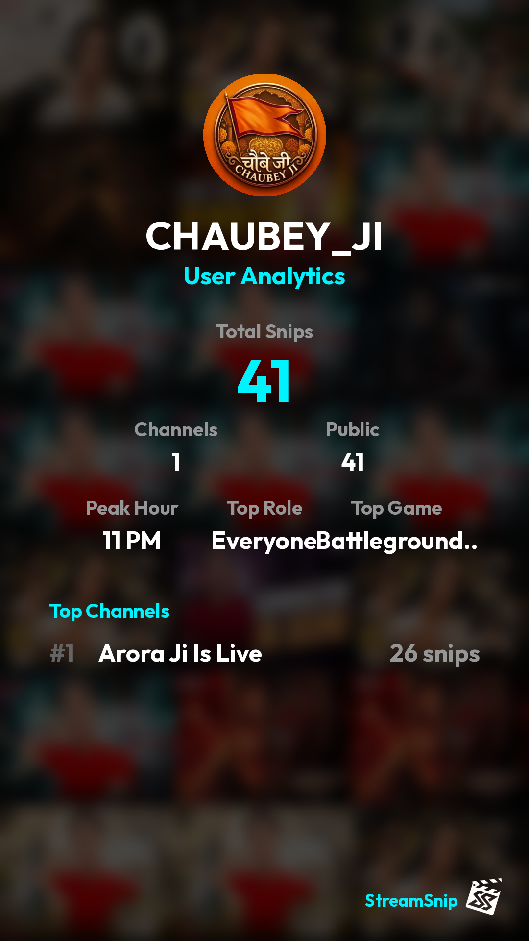 Stats Share Card