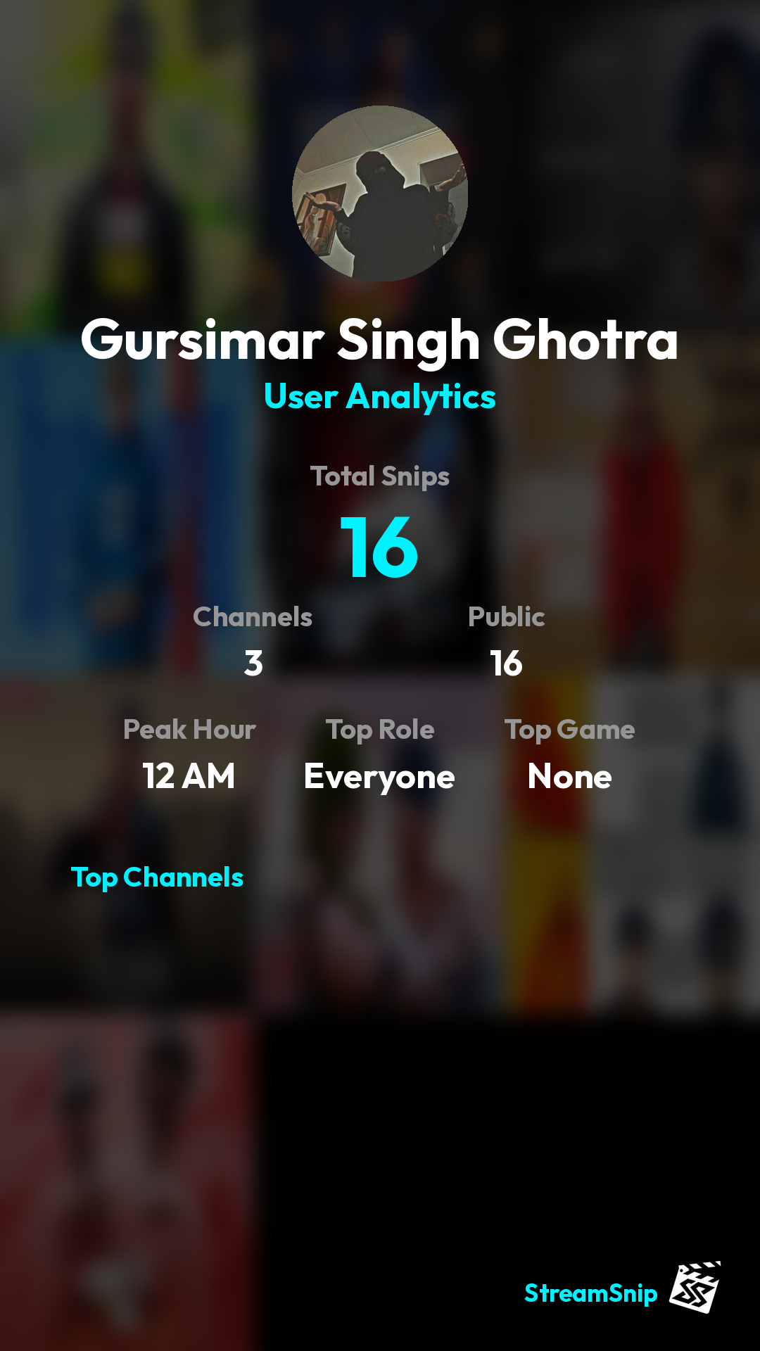 Stats Share Card
