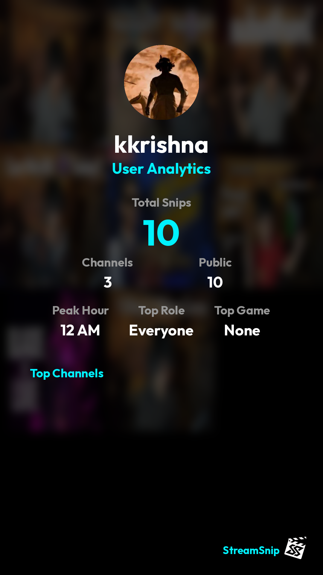 Stats Share Card