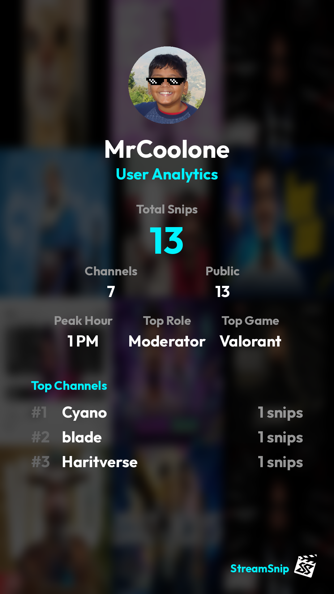 Stats Share Card
