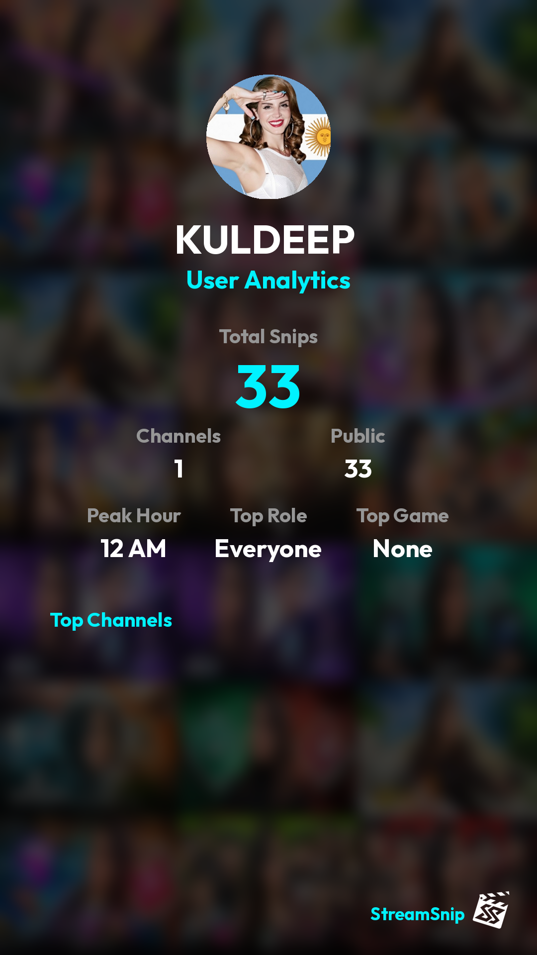 Stats Share Card