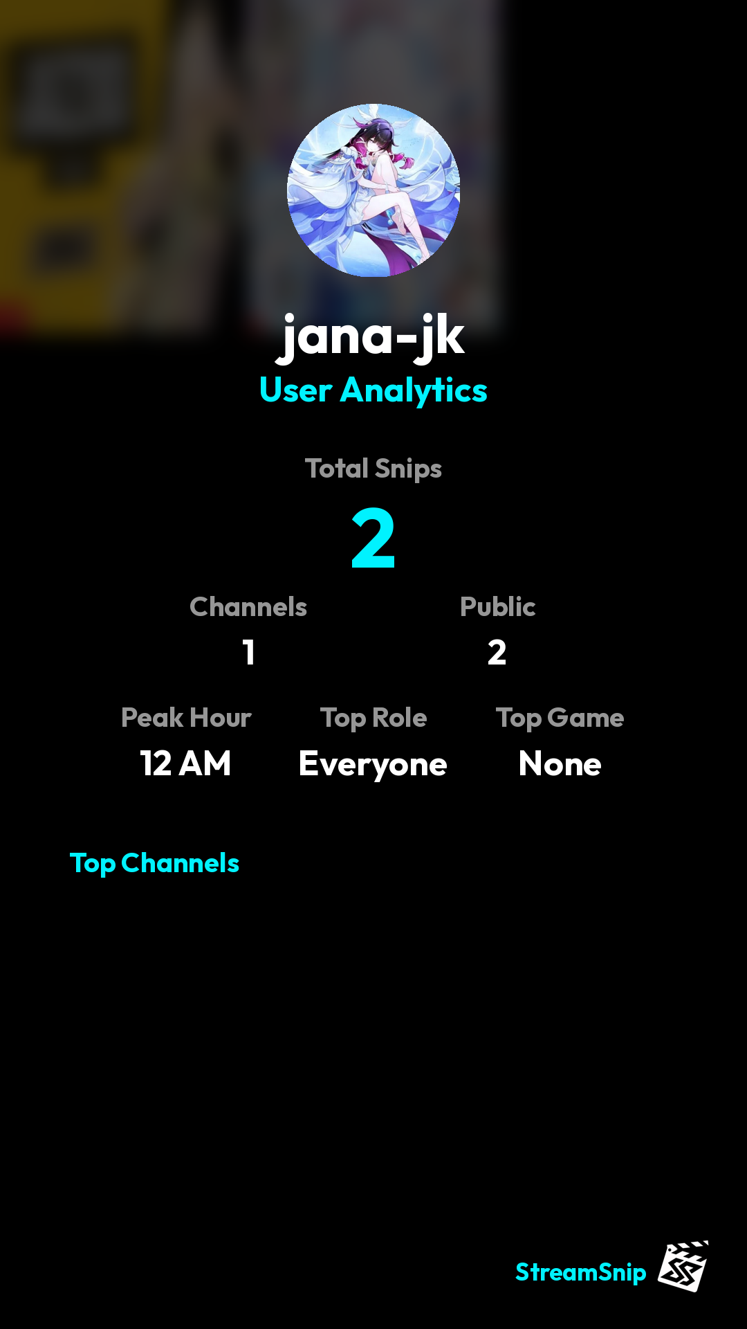 Stats Share Card