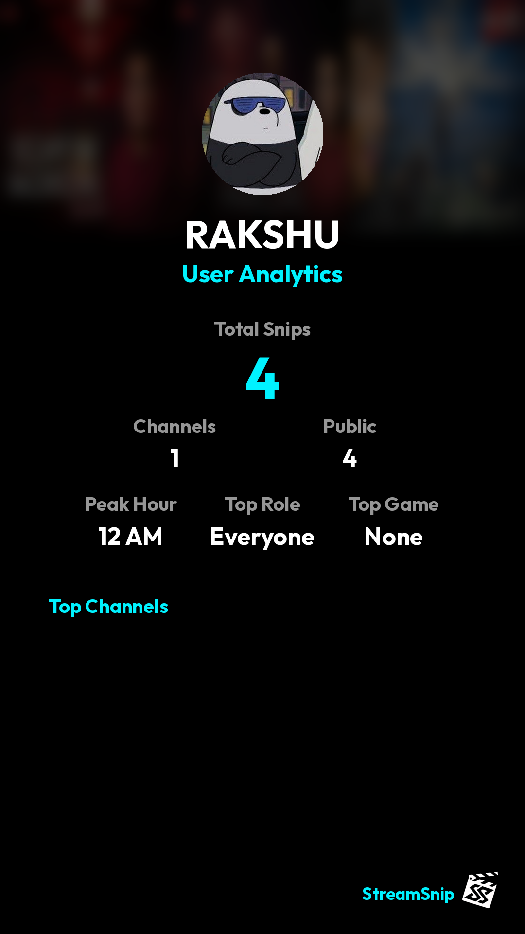 Stats Share Card