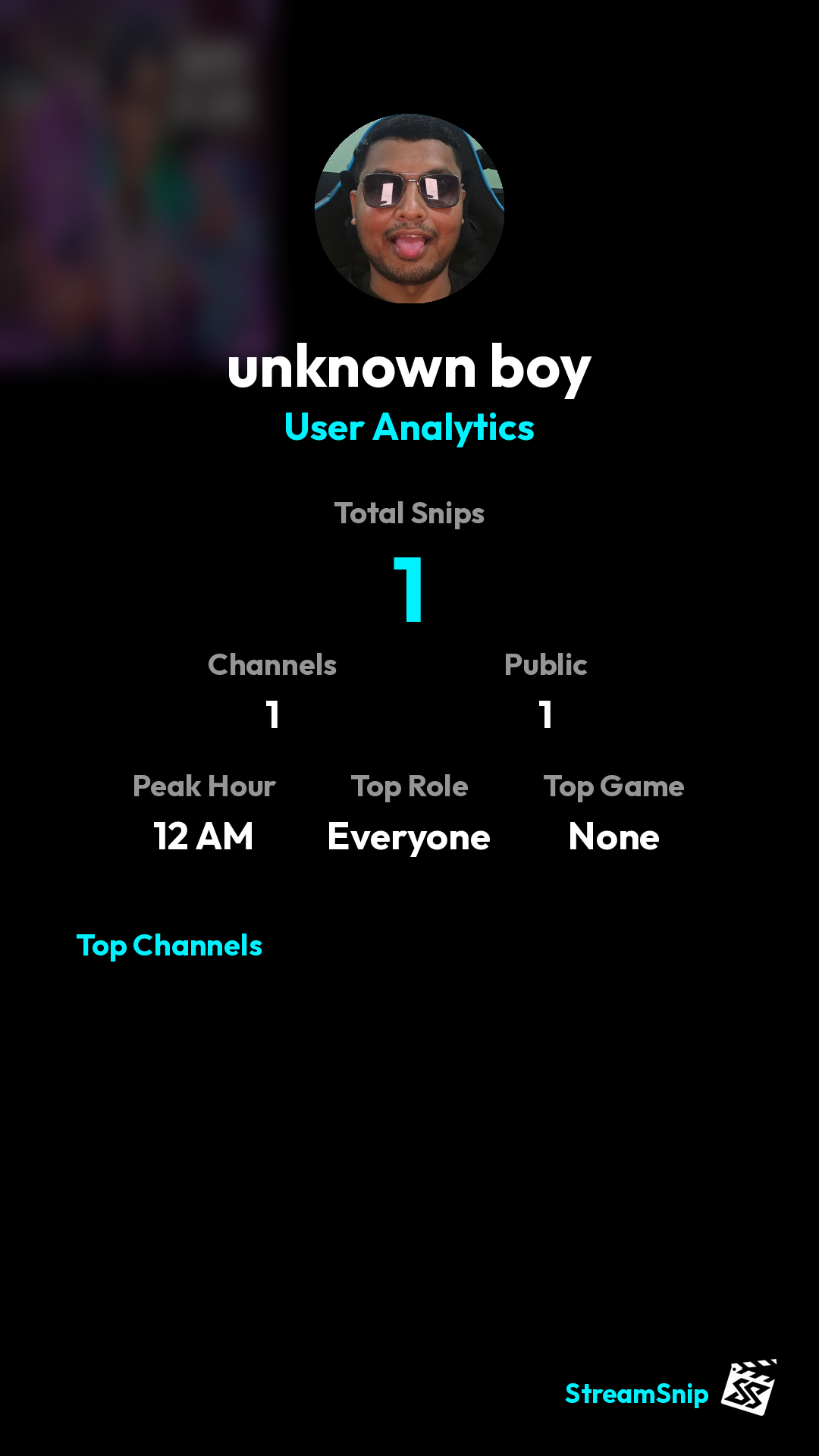 Stats Share Card