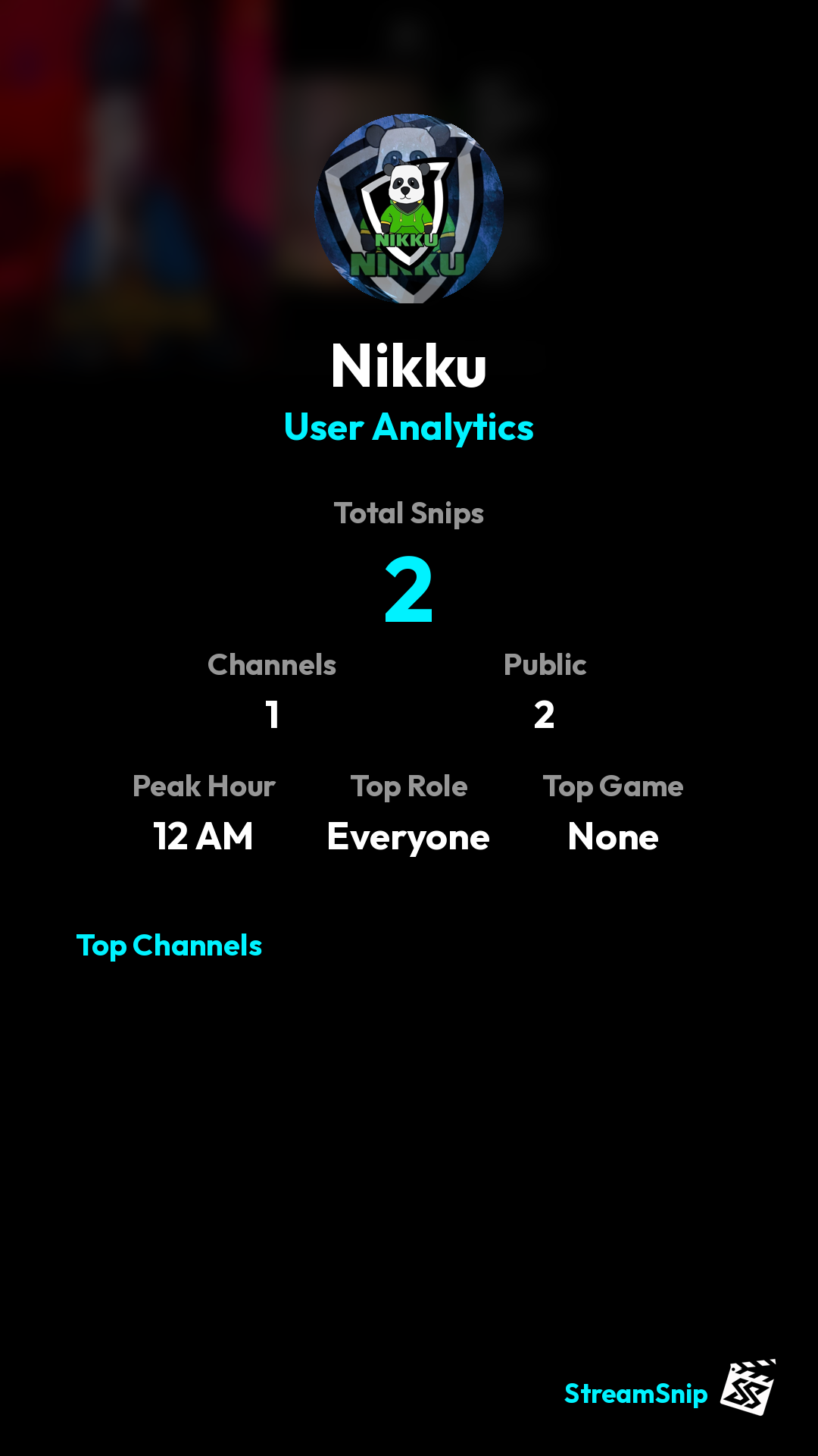 Stats Share Card