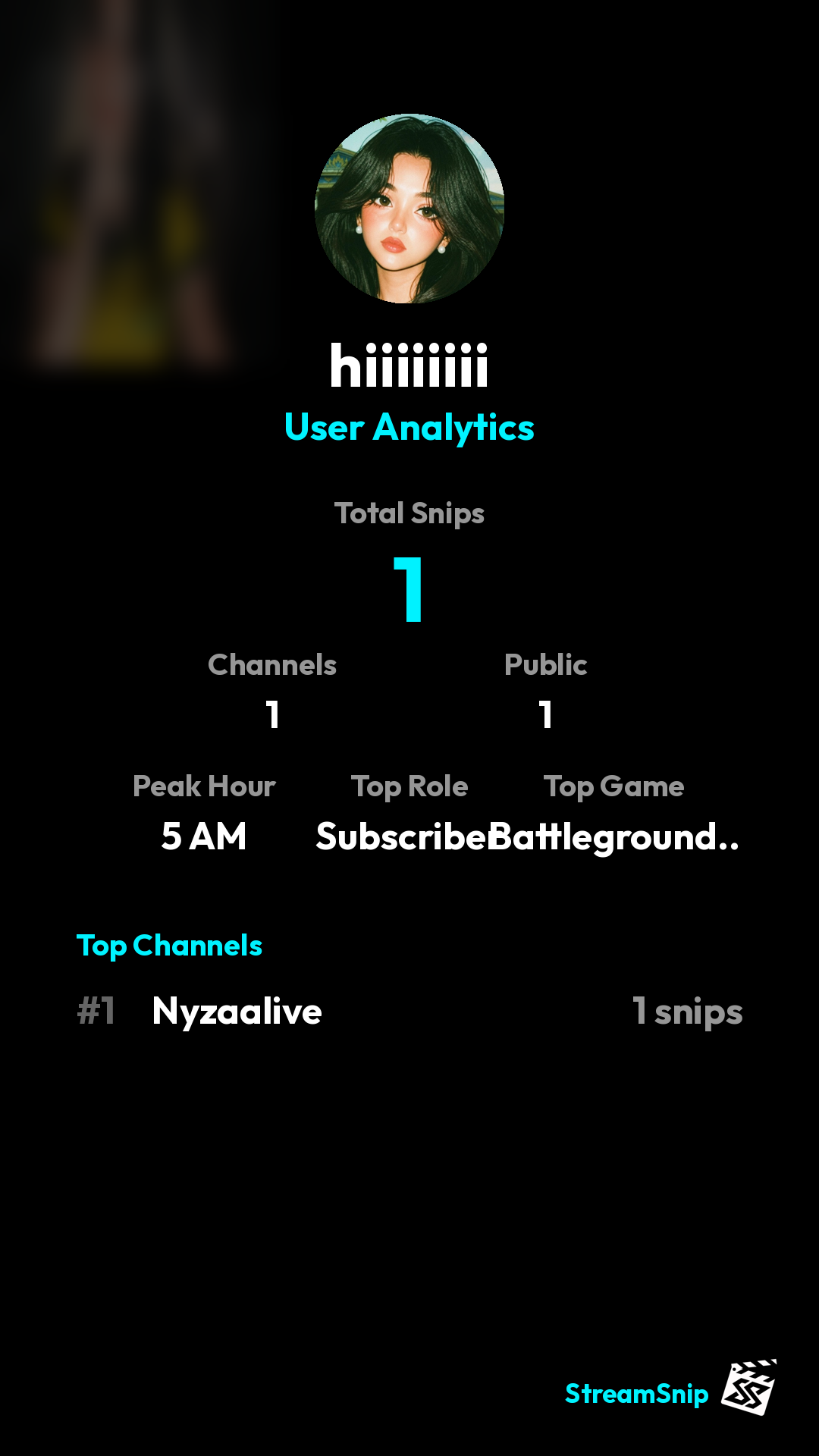 Stats Share Card