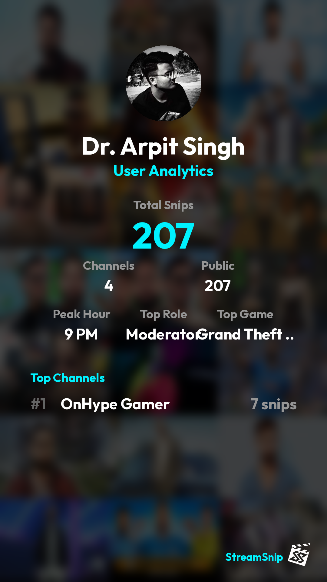 Stats Share Card