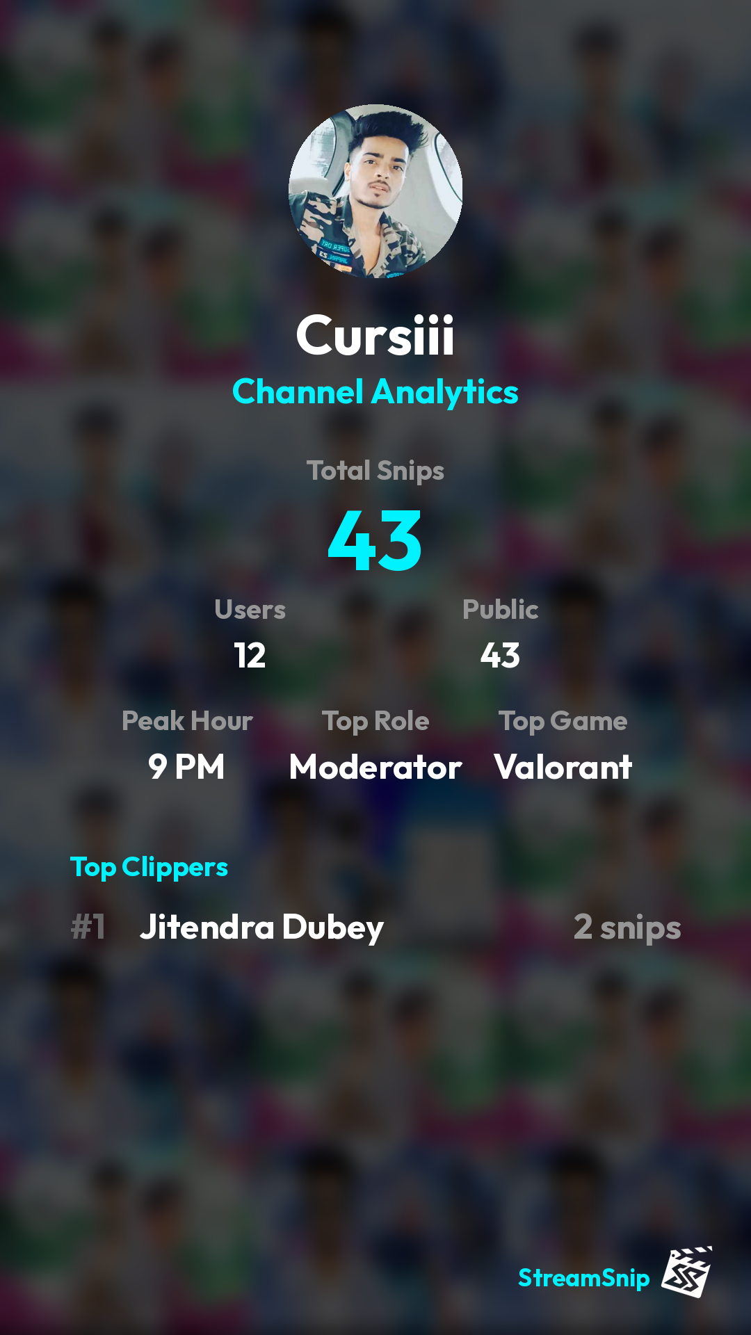 Stats Share Card