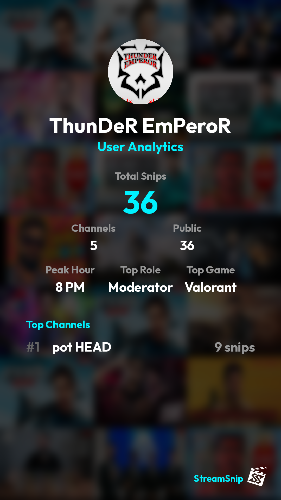 Stats Share Card