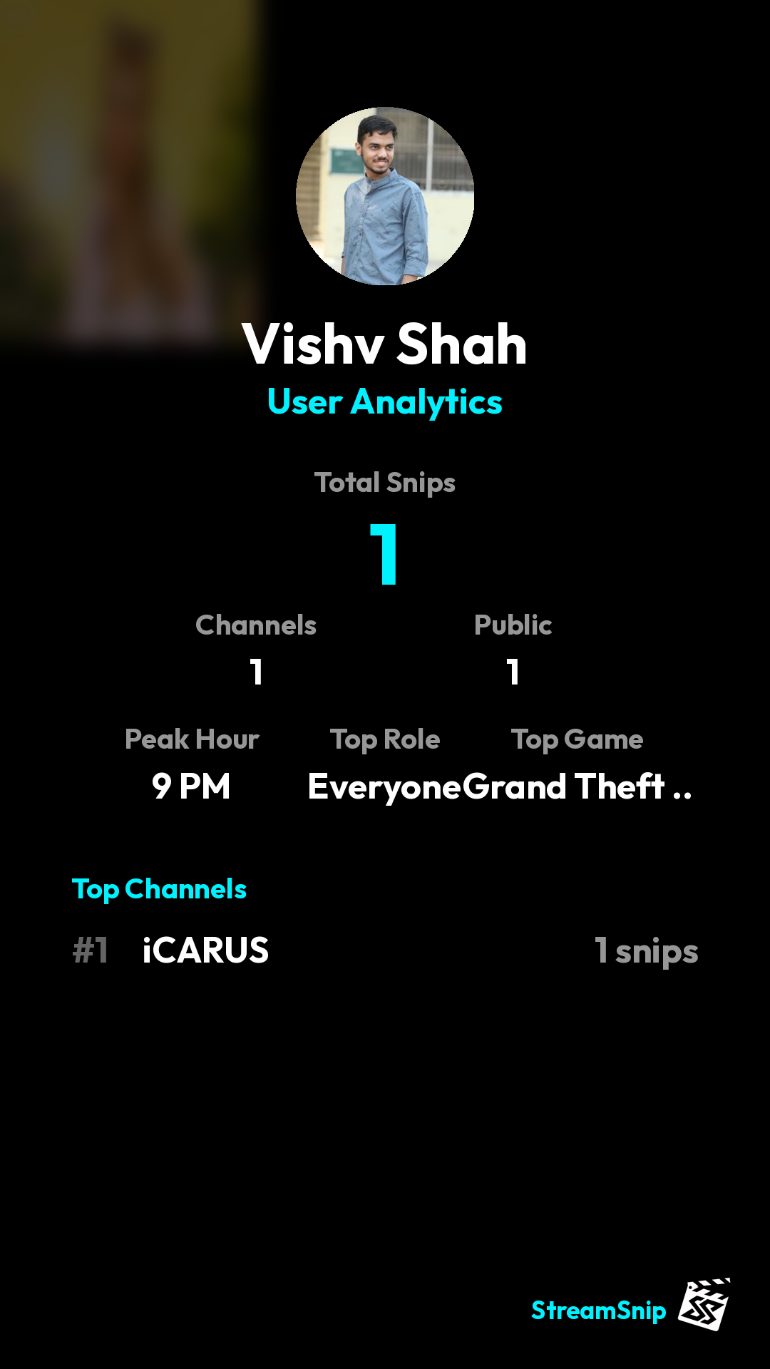 Stats Share Card