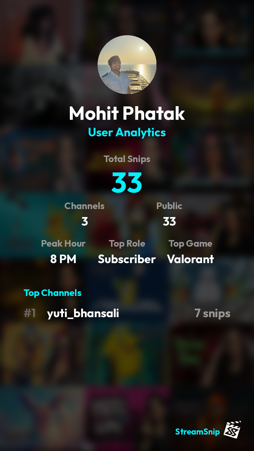 Stats Share Card