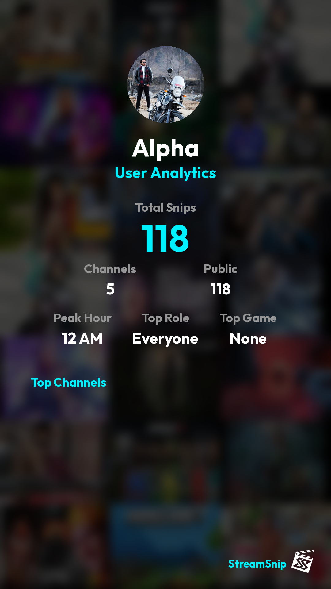 Stats Share Card