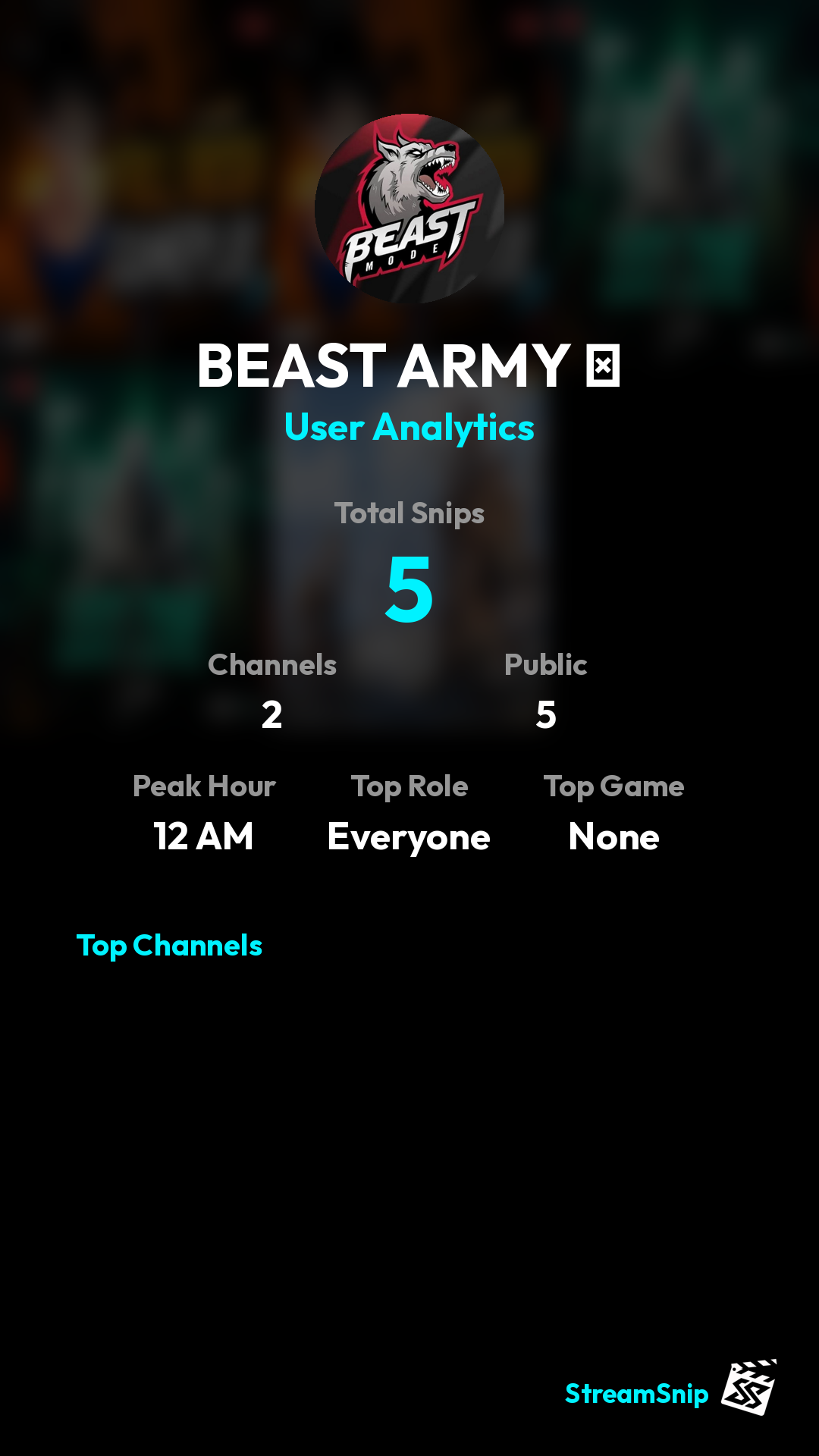 Stats Share Card