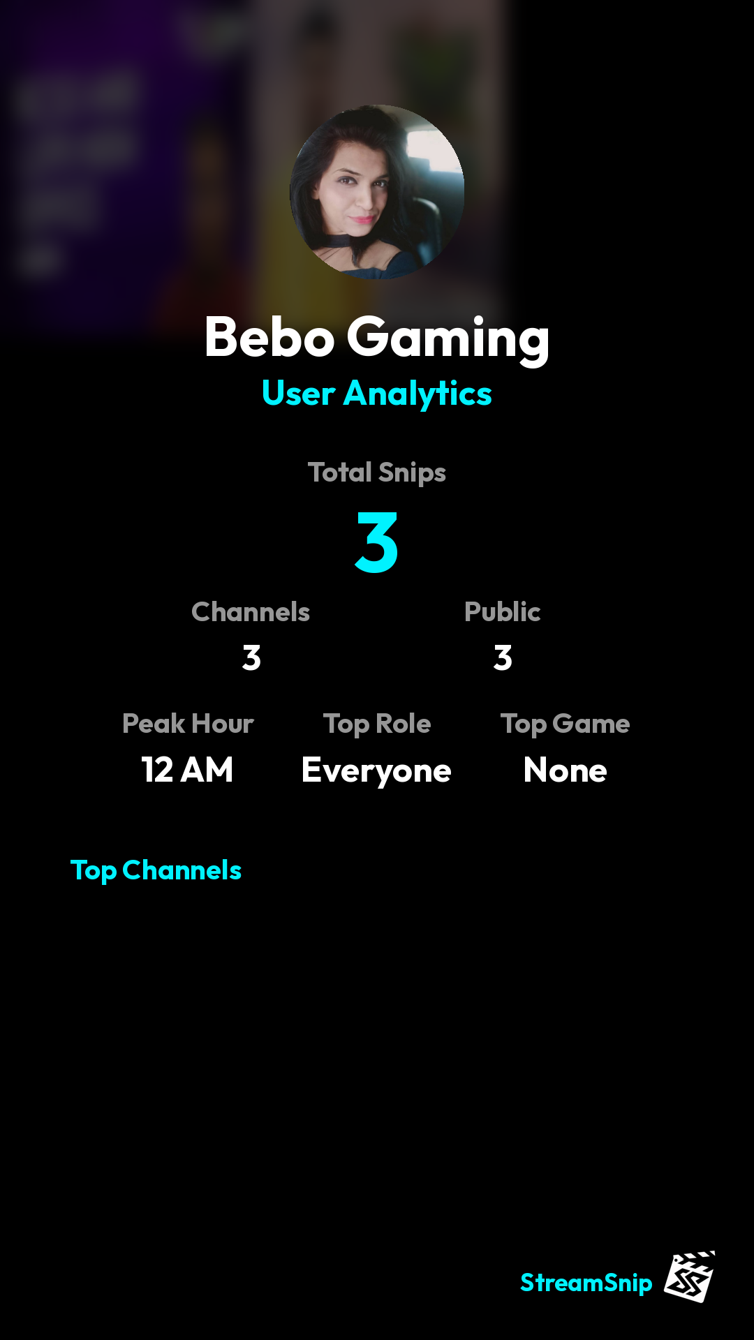 Stats Share Card