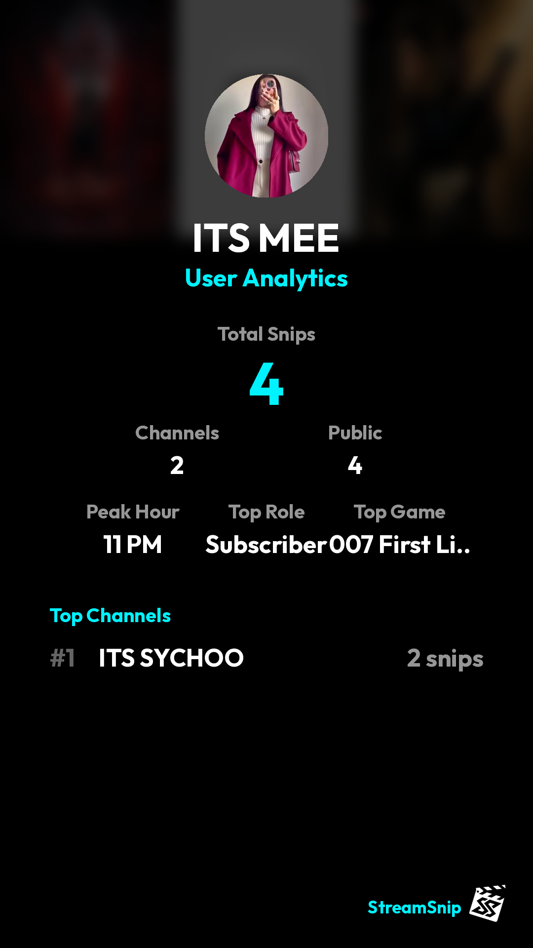 Stats Share Card