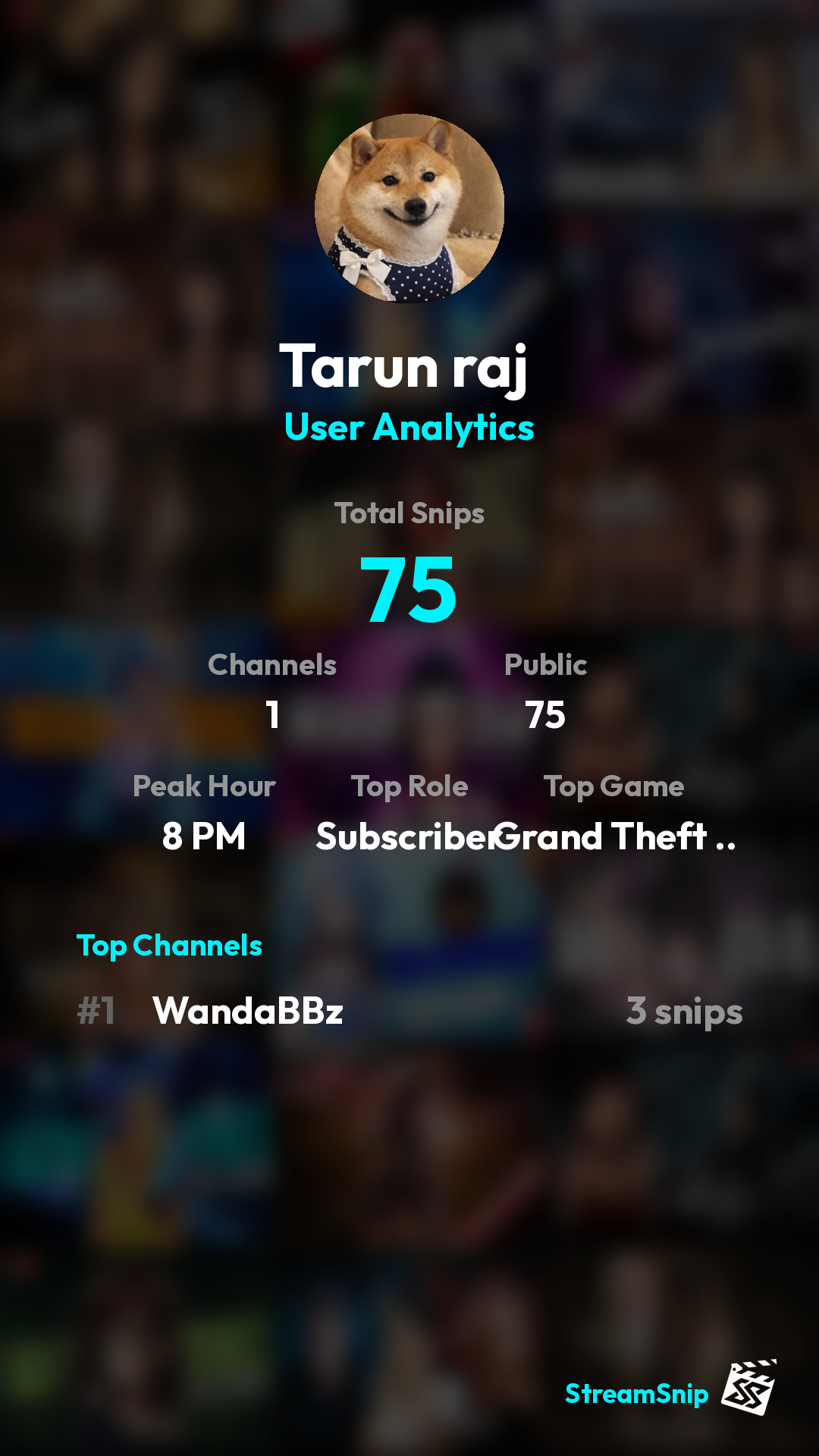 Stats Share Card