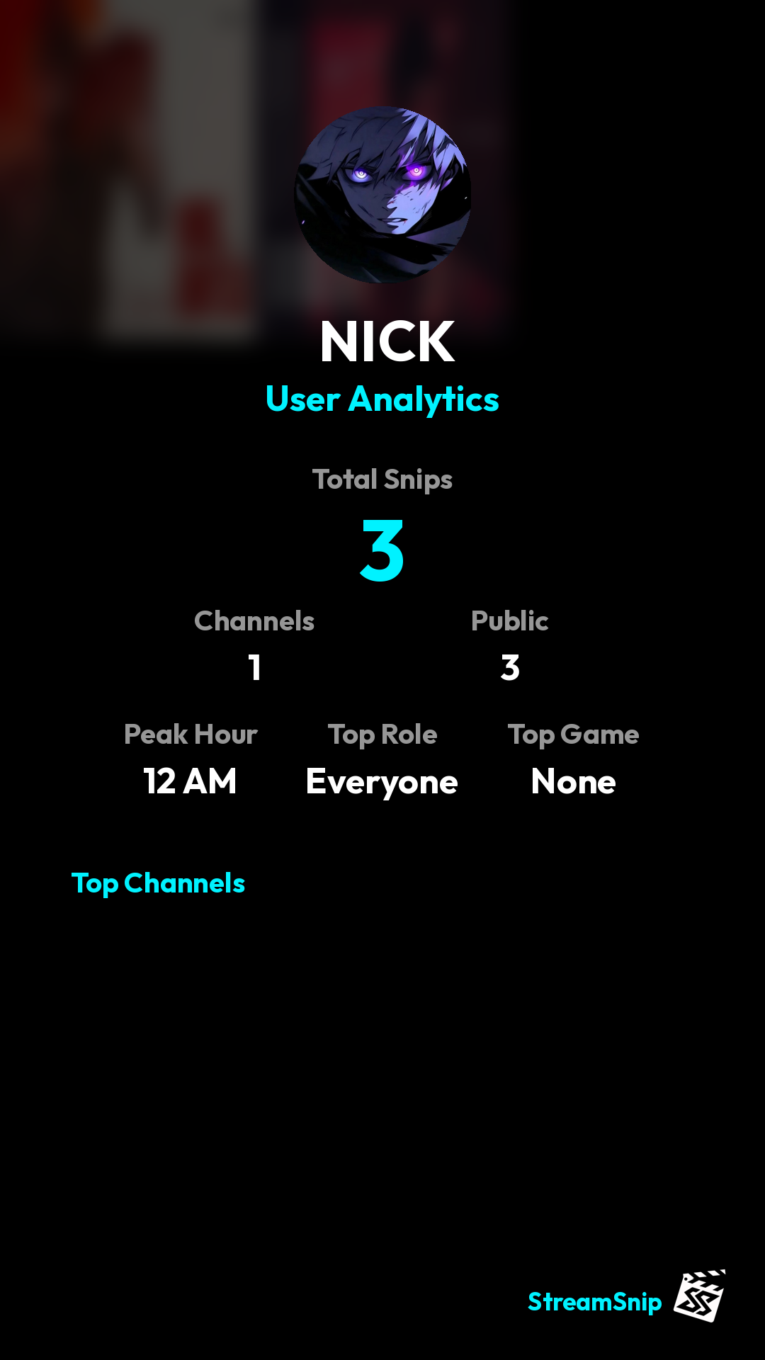 Stats Share Card