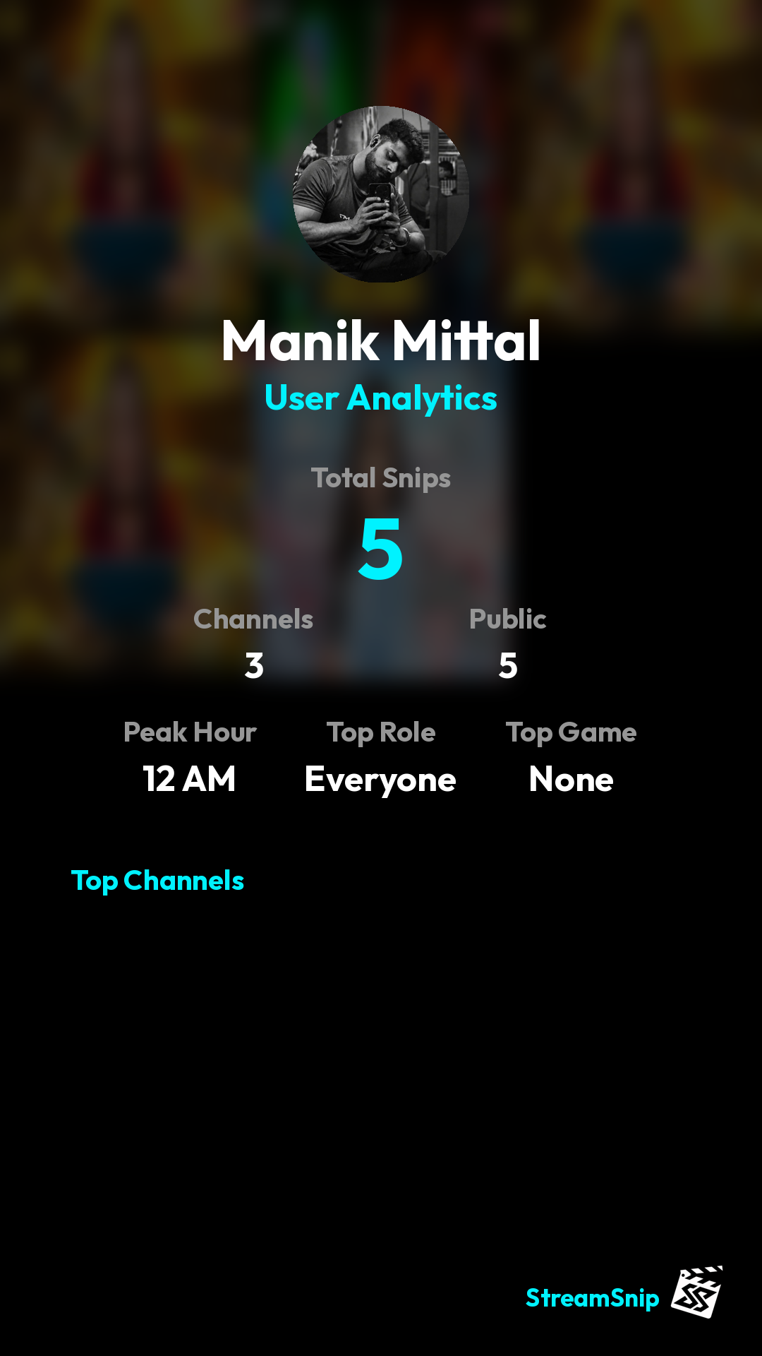 Stats Share Card